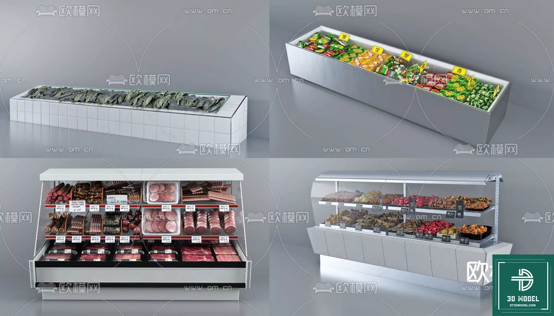 MODERN SUPERMARKET - SKETCHUP 3D SCENE - VRAY OR ENSCAPE - ID14425