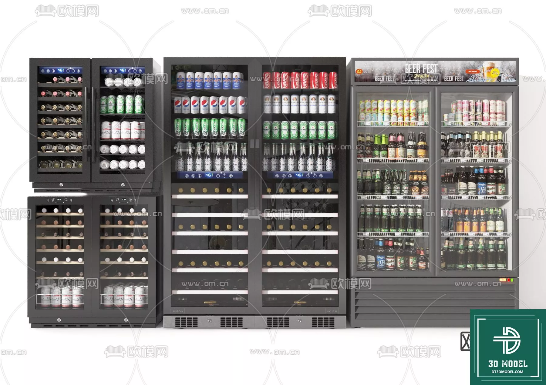 MODERN SUPERMARKET - SKETCHUP 3D SCENE - VRAY OR ENSCAPE - ID14442