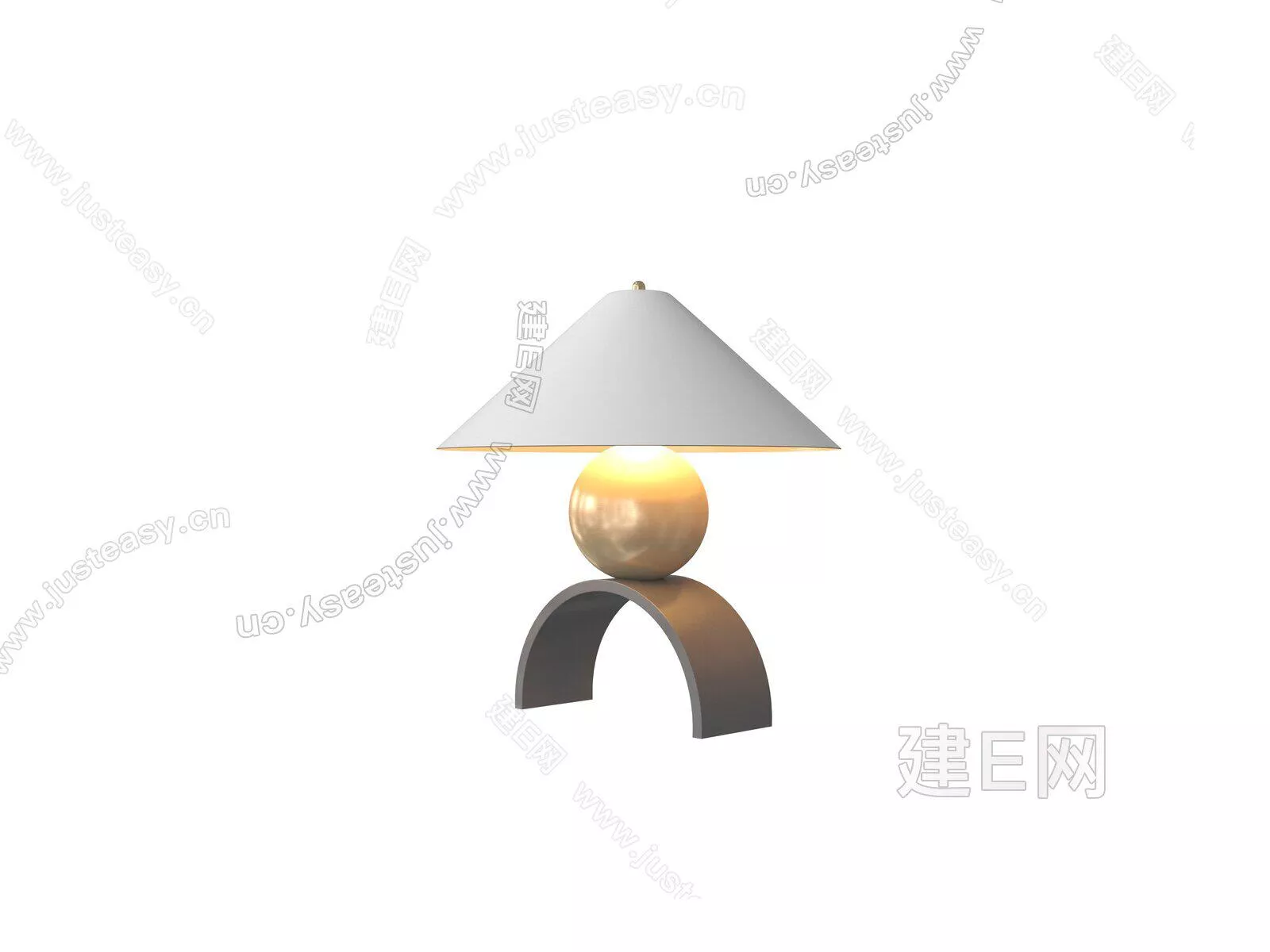 MODERN TABLE LAMP - SKETCHUP 3D MODEL - ENSCAPE - 104941752