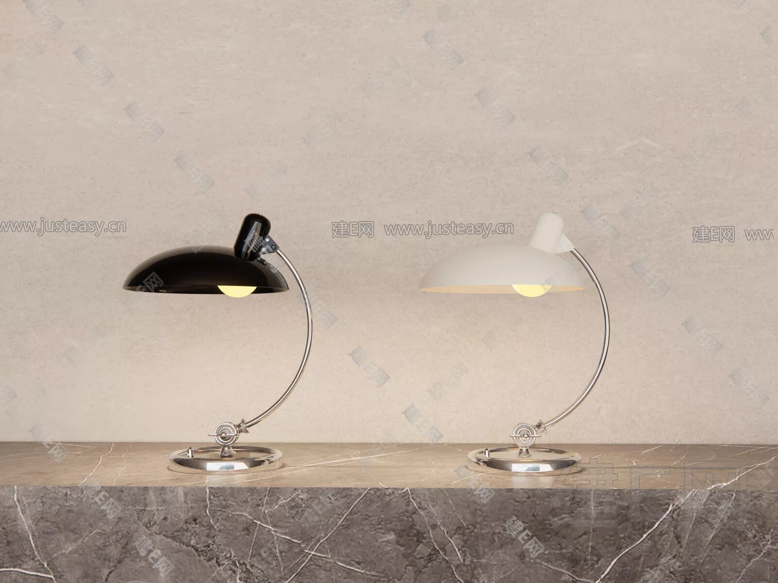 MODERN TABLE LAMP - SKETCHUP 3D MODEL - ENSCAPE - 106841277