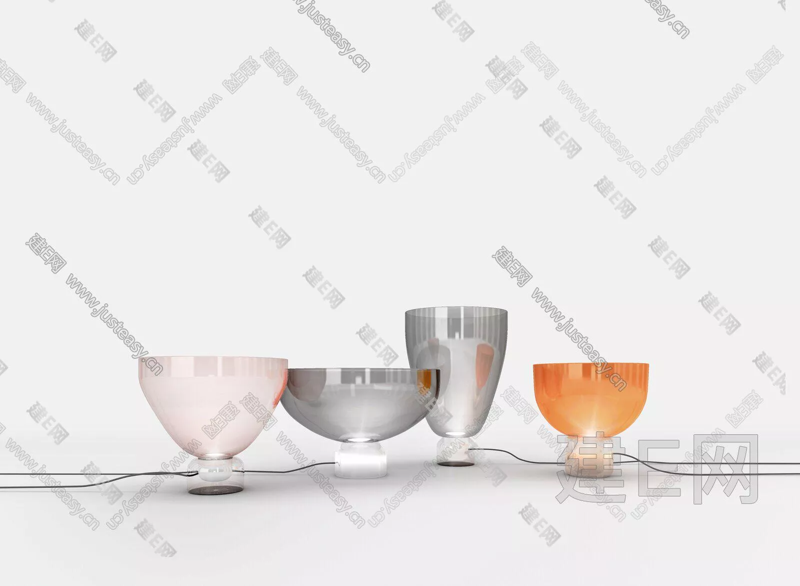 MODERN TABLE LAMP - SKETCHUP 3D MODEL - ENSCAPE - 111365390