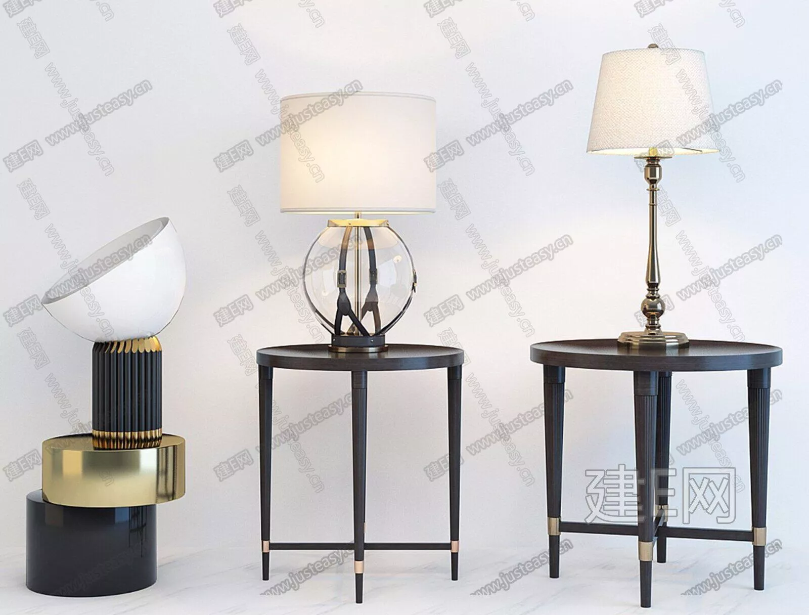 MODERN TABLE LAMP - SKETCHUP 3D MODEL - ENSCAPE - 111562126