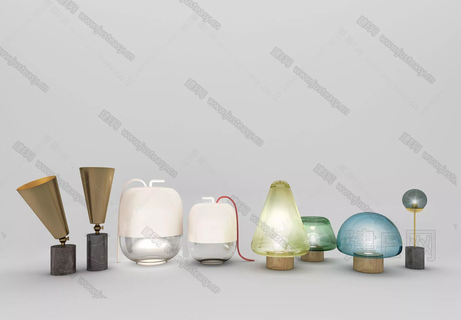 MODERN TABLE LAMP - SKETCHUP 3D MODEL - ENSCAPE - 111562223