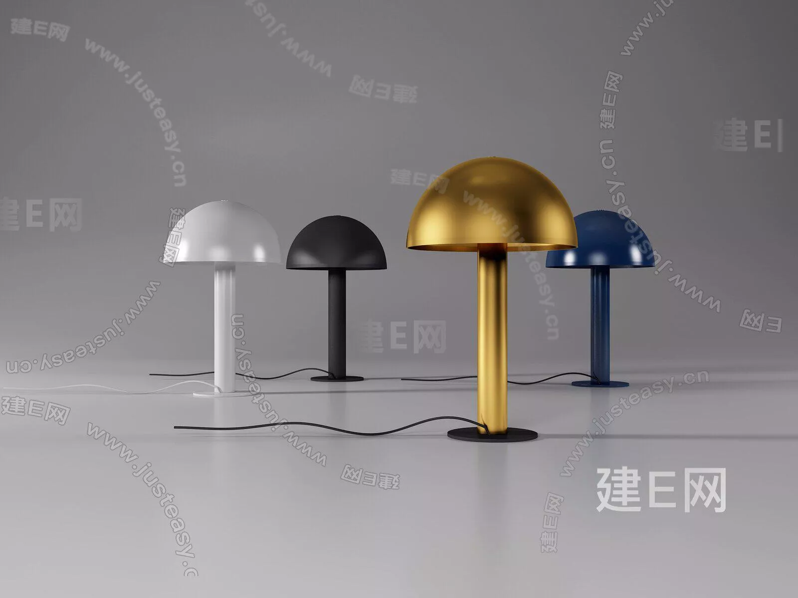 MODERN TABLE LAMP - SKETCHUP 3D MODEL - ENSCAPE - 111627546