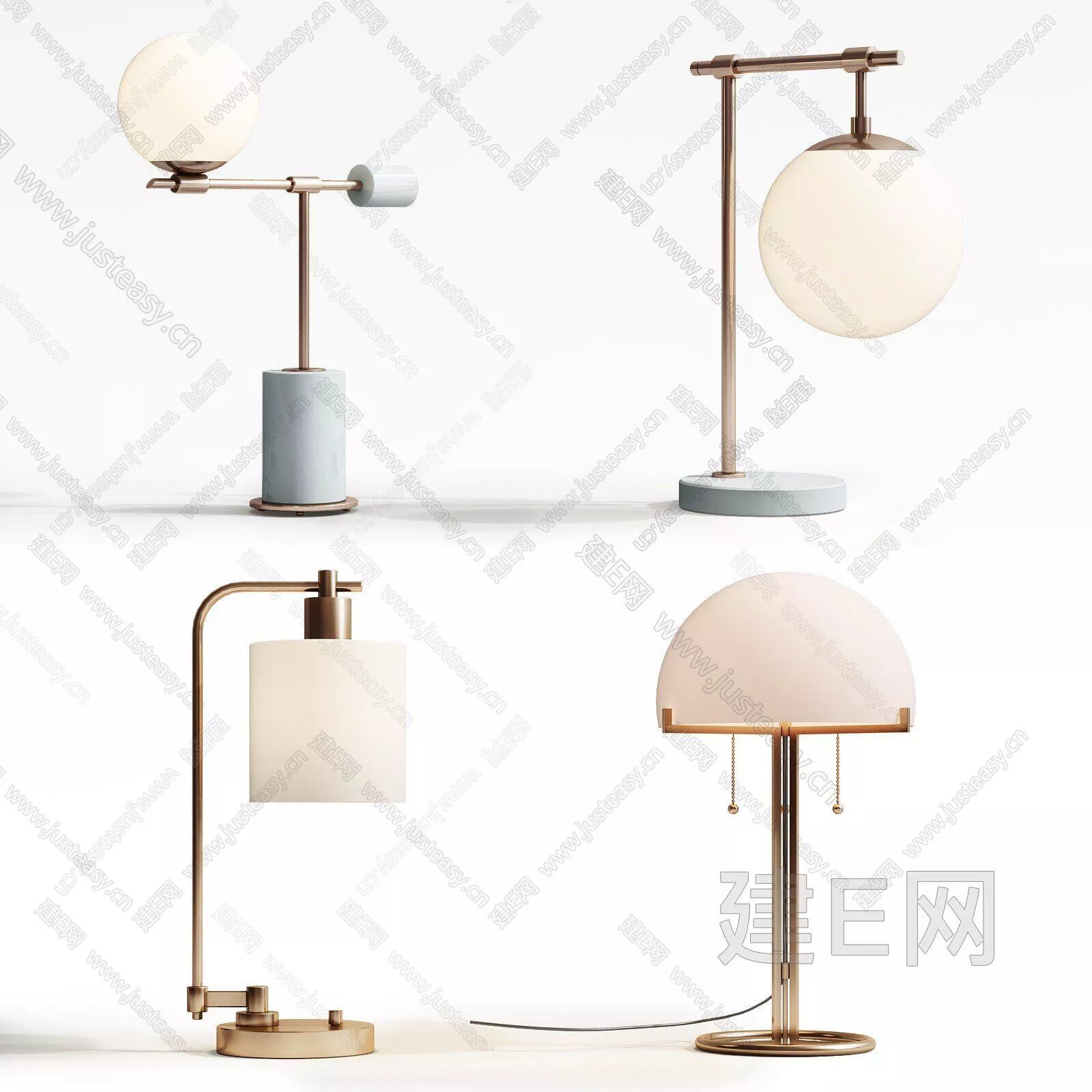 MODERN TABLE LAMP - SKETCHUP 3D MODEL - ENSCAPE - 112217467