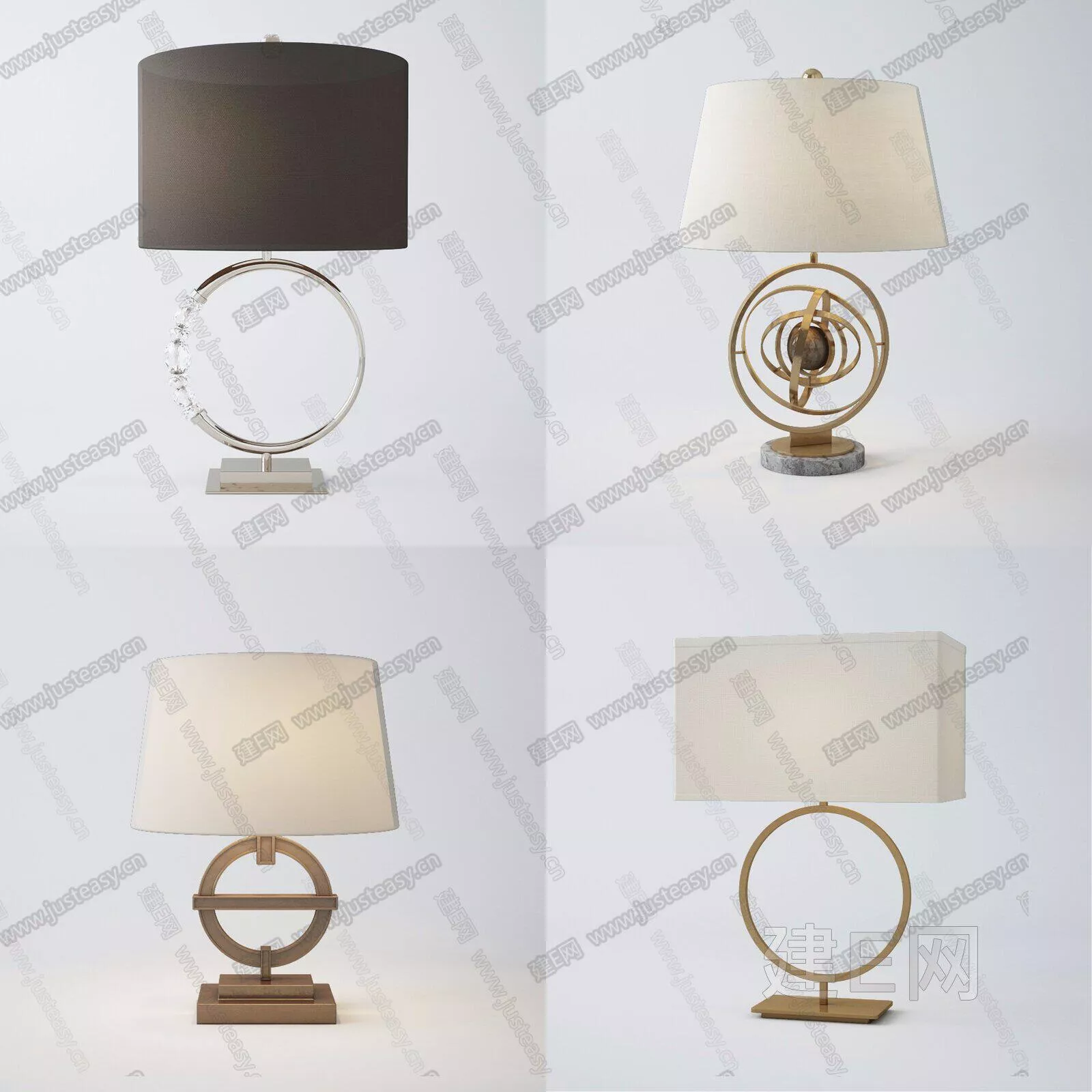 MODERN TABLE LAMP - SKETCHUP 3D MODEL - ENSCAPE - 112807258
