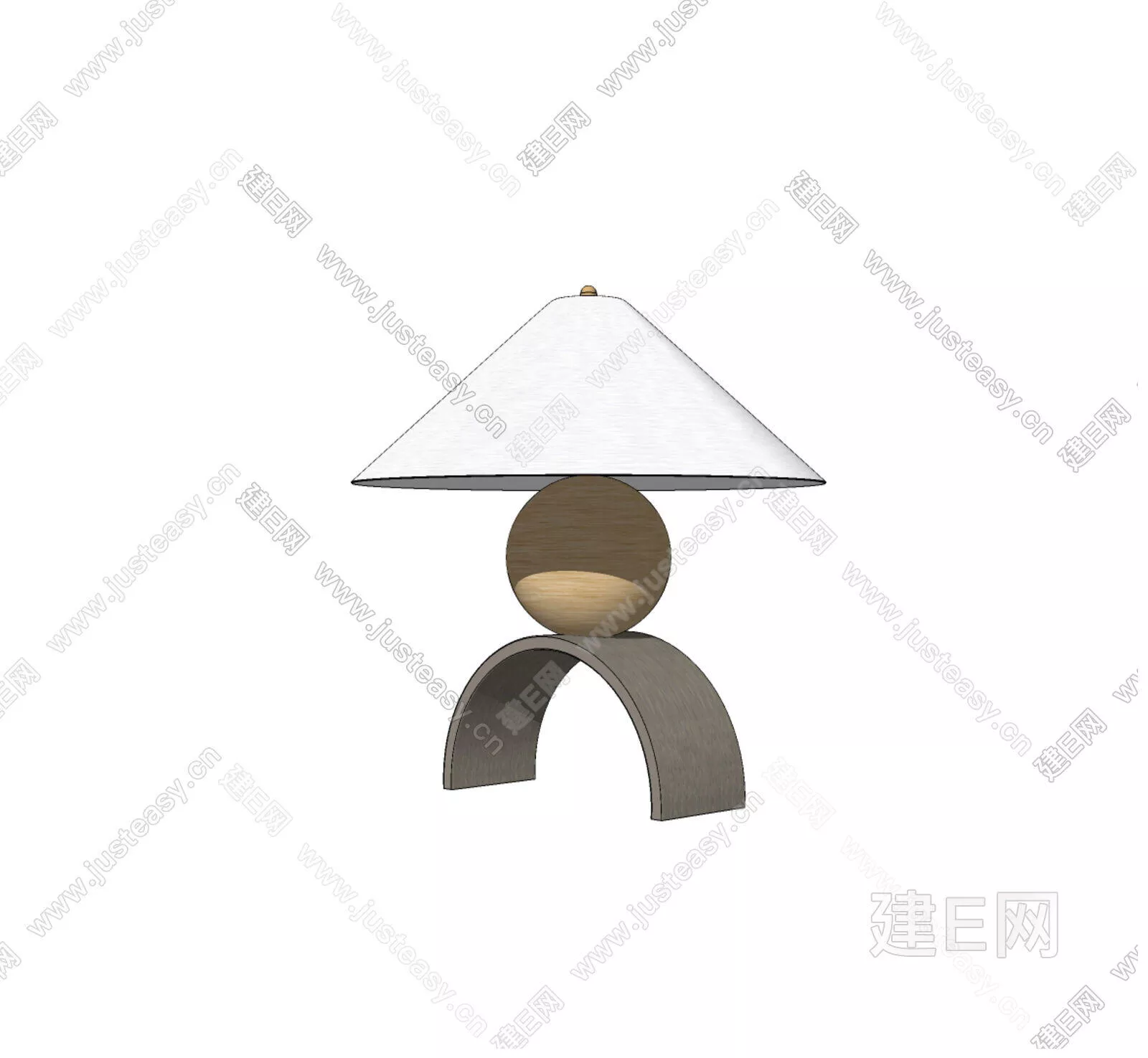 MODERN TABLE LAMP - SKETCHUP 3D MODEL - ENSCAPE - 113395129