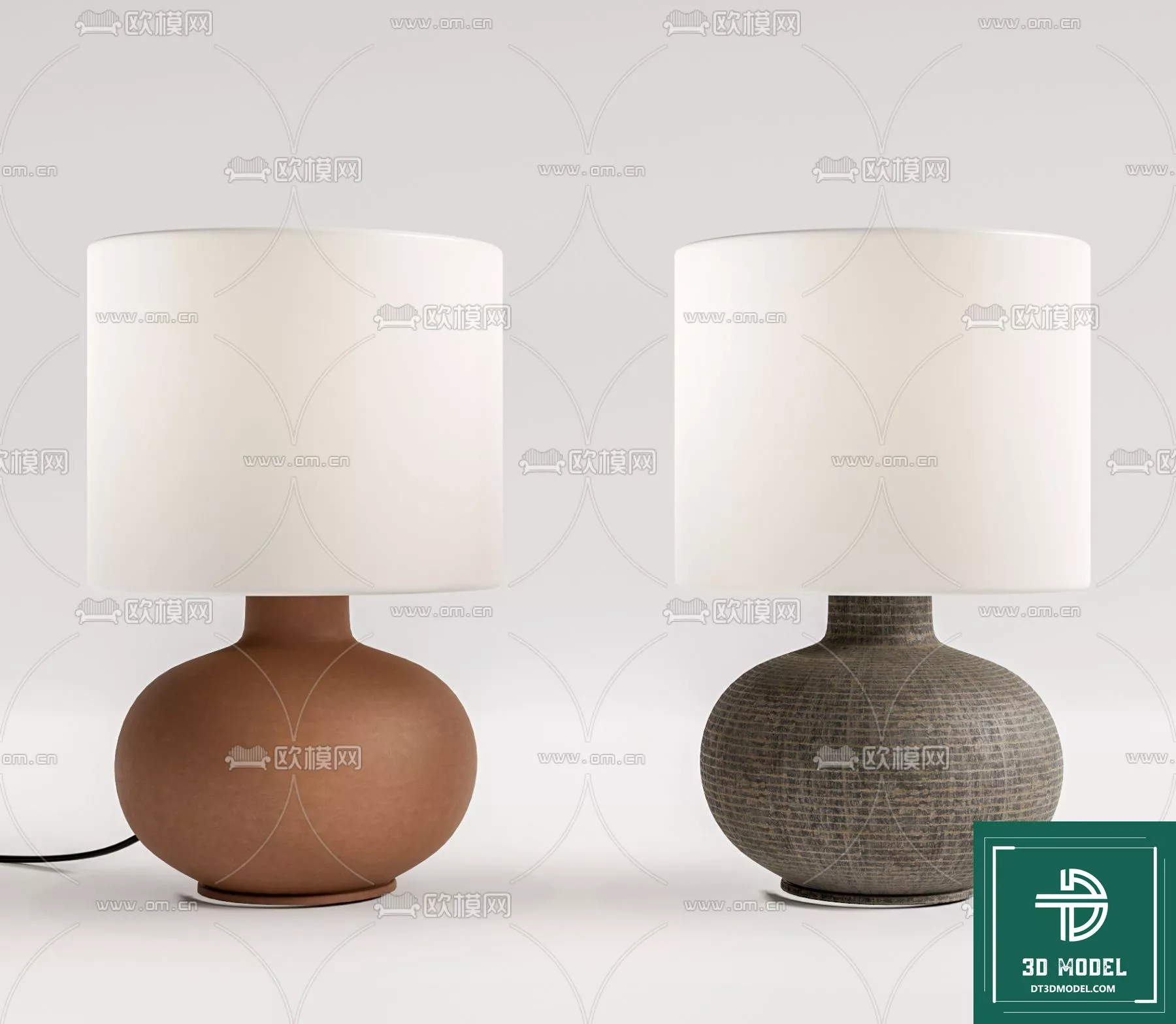 MODERN TABLE LAMP - SKETCHUP 3D MODEL - VRAY OR ENSCAPE - ID14483