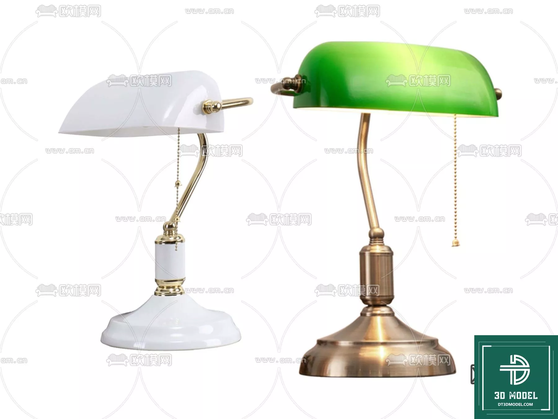 MODERN TABLE LAMP - SKETCHUP 3D MODEL - VRAY OR ENSCAPE - ID14489