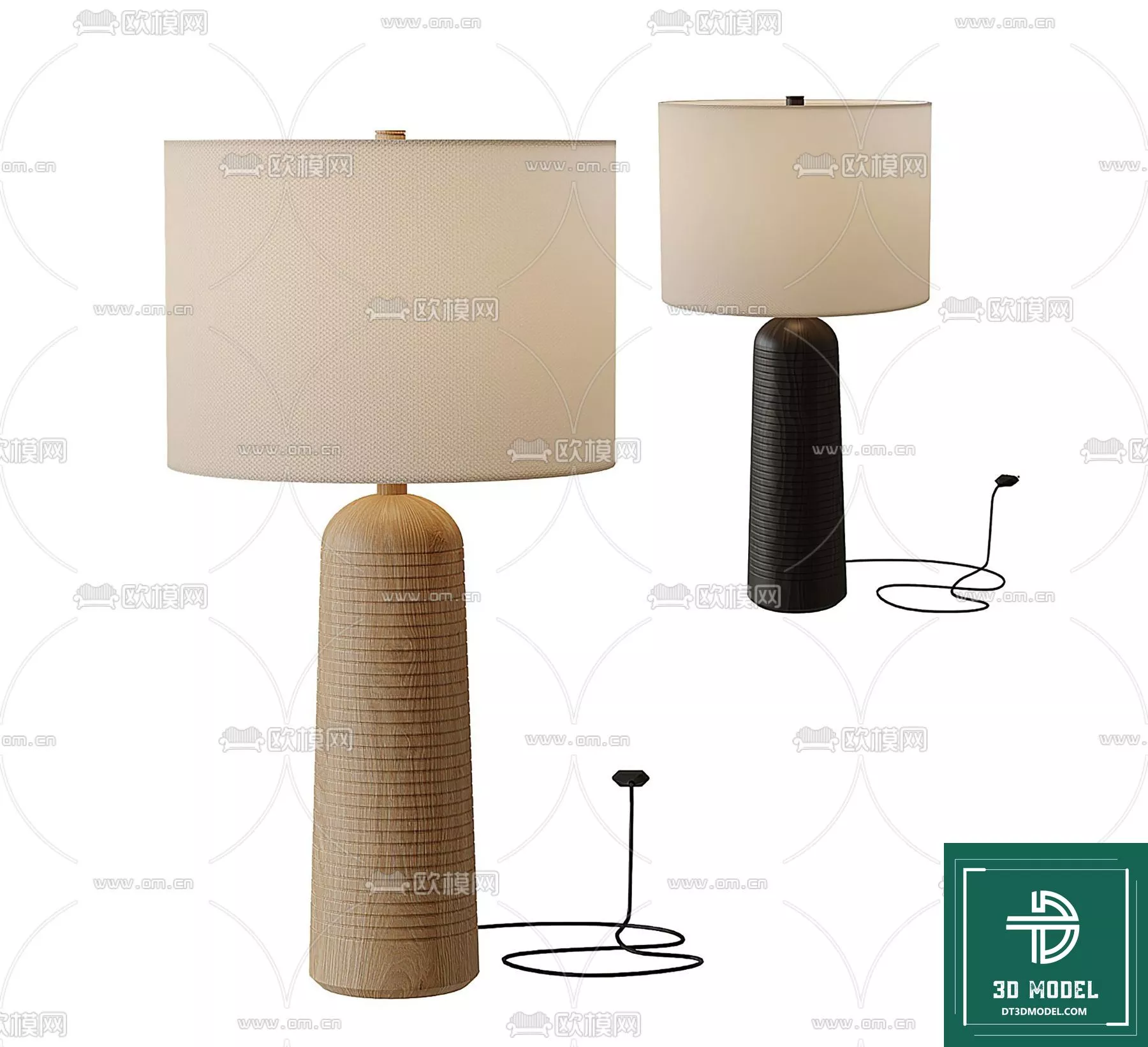 MODERN TABLE LAMP - SKETCHUP 3D MODEL - VRAY OR ENSCAPE - ID14494