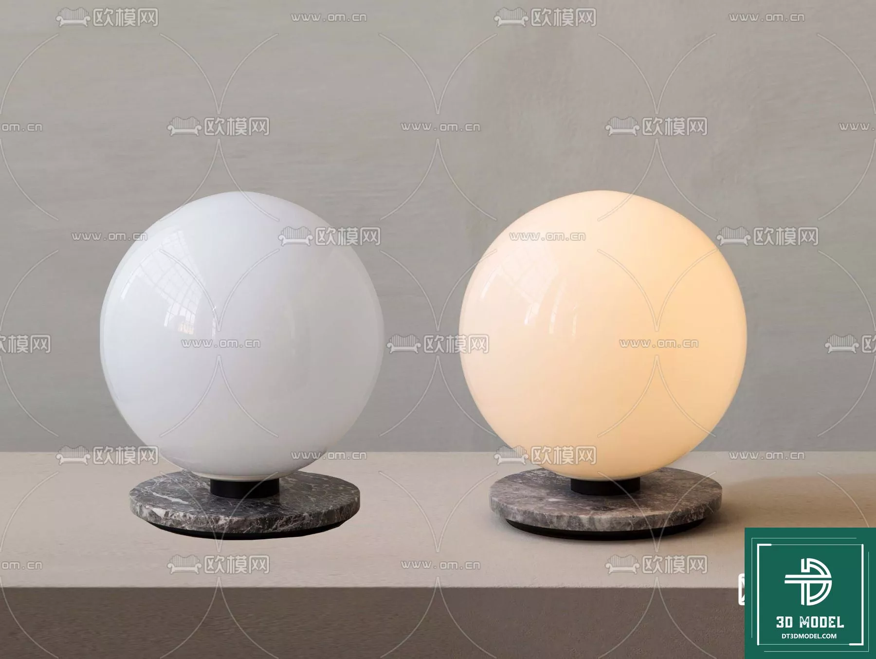 MODERN TABLE LAMP - SKETCHUP 3D MODEL - VRAY OR ENSCAPE - ID14498