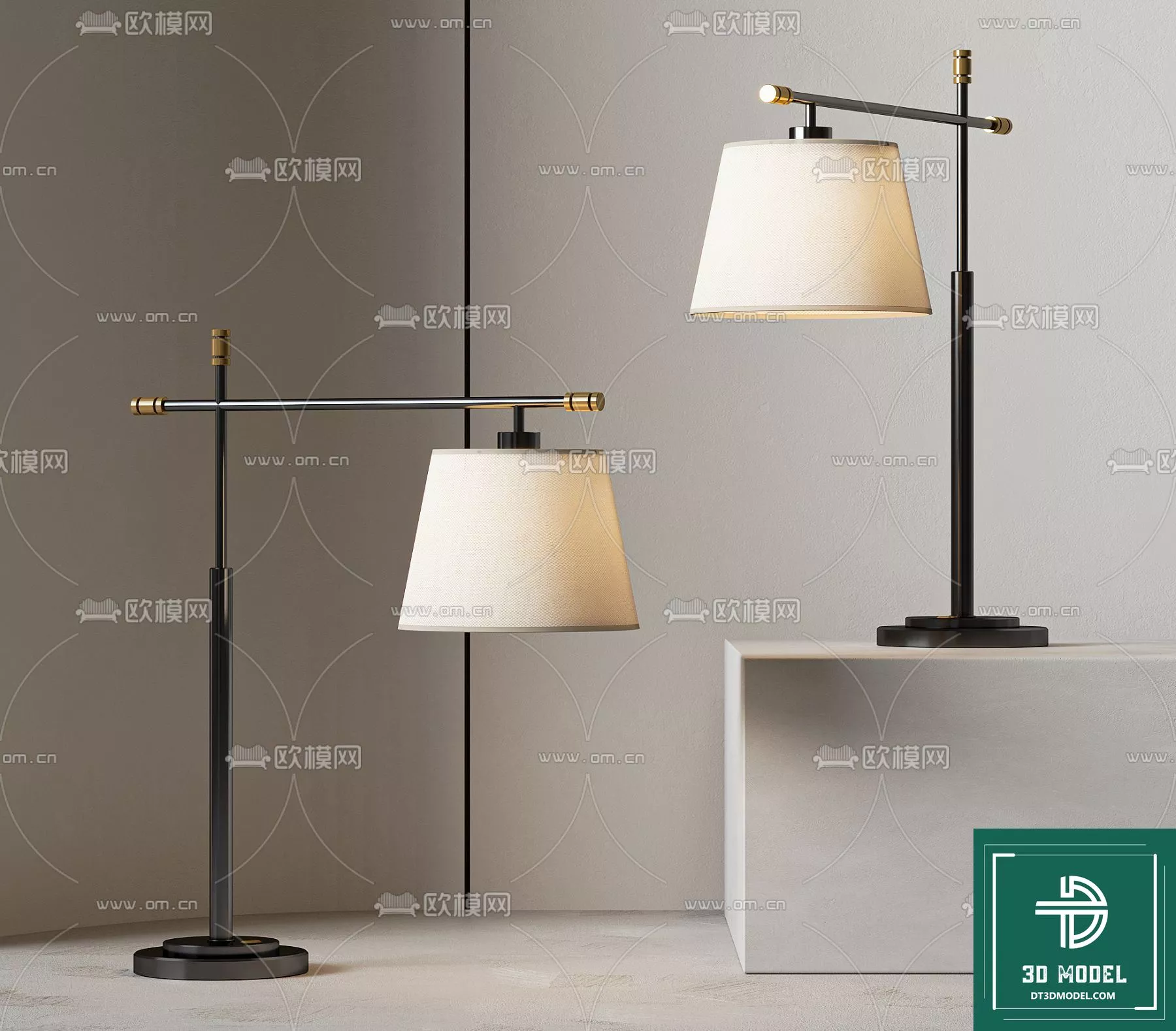 MODERN TABLE LAMP - SKETCHUP 3D MODEL - VRAY OR ENSCAPE - ID14532