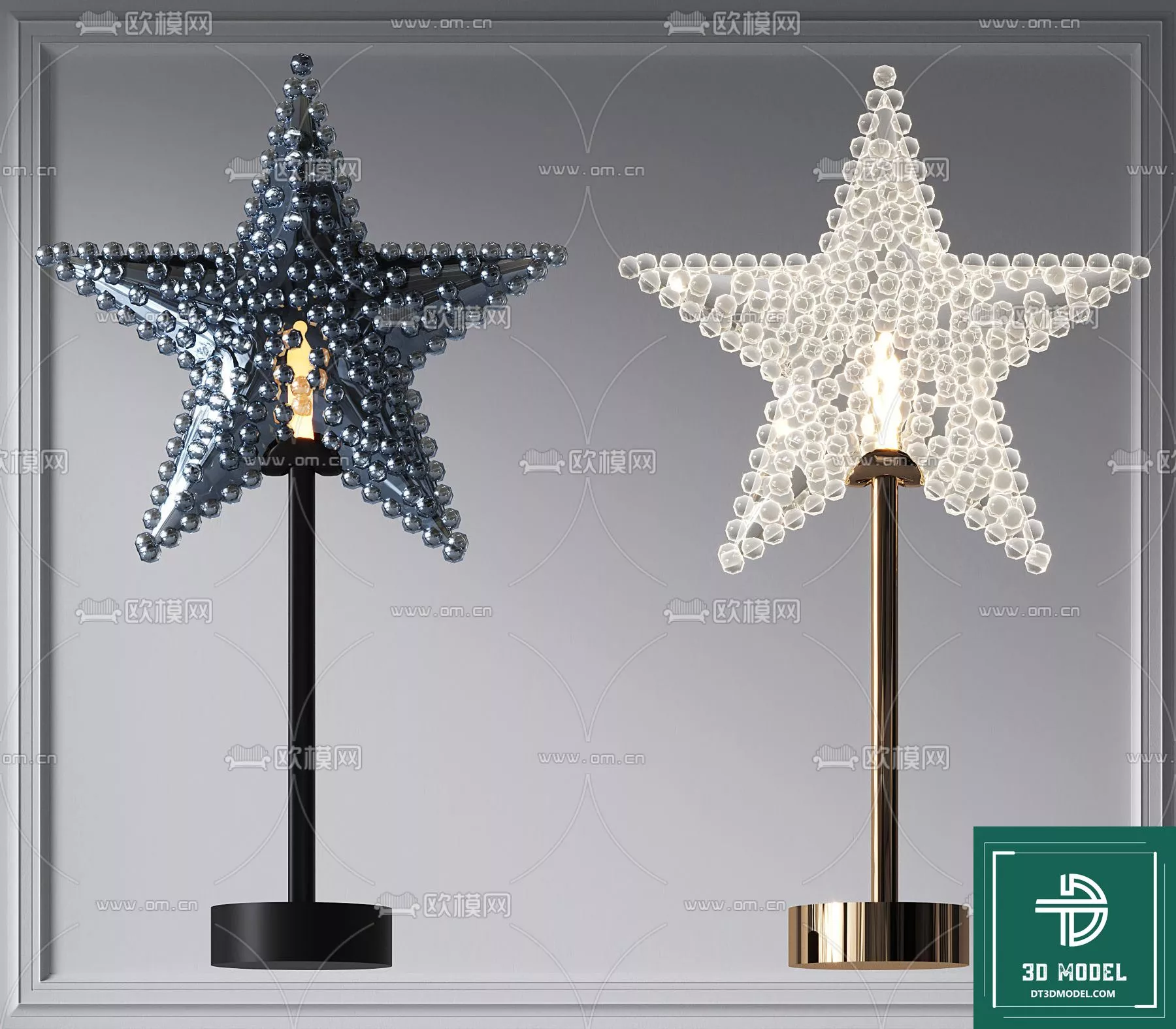 MODERN TABLE LAMP - SKETCHUP 3D MODEL - VRAY OR ENSCAPE - ID14542