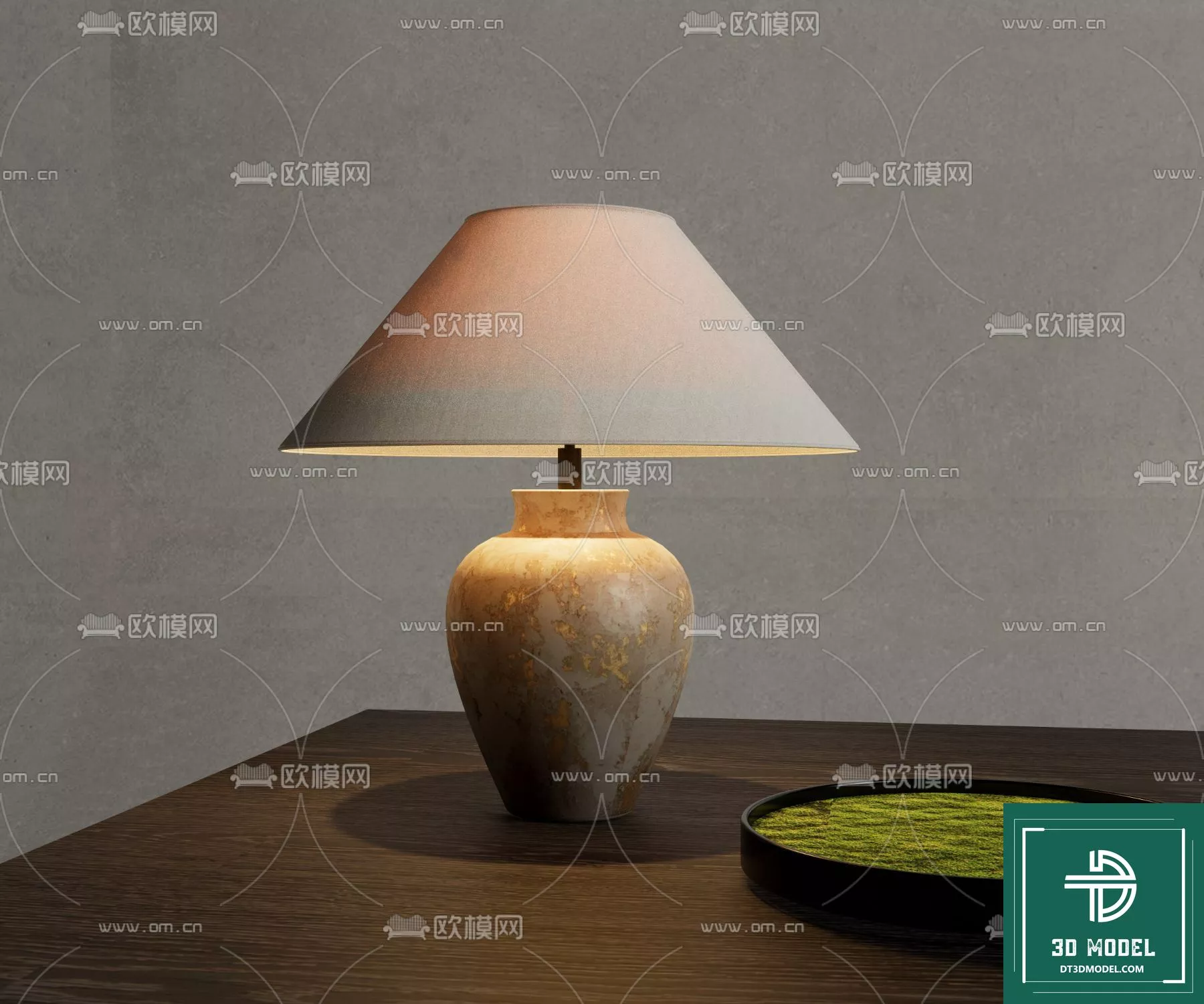 MODERN TABLE LAMP - SKETCHUP 3D MODEL - VRAY OR ENSCAPE - ID14550
