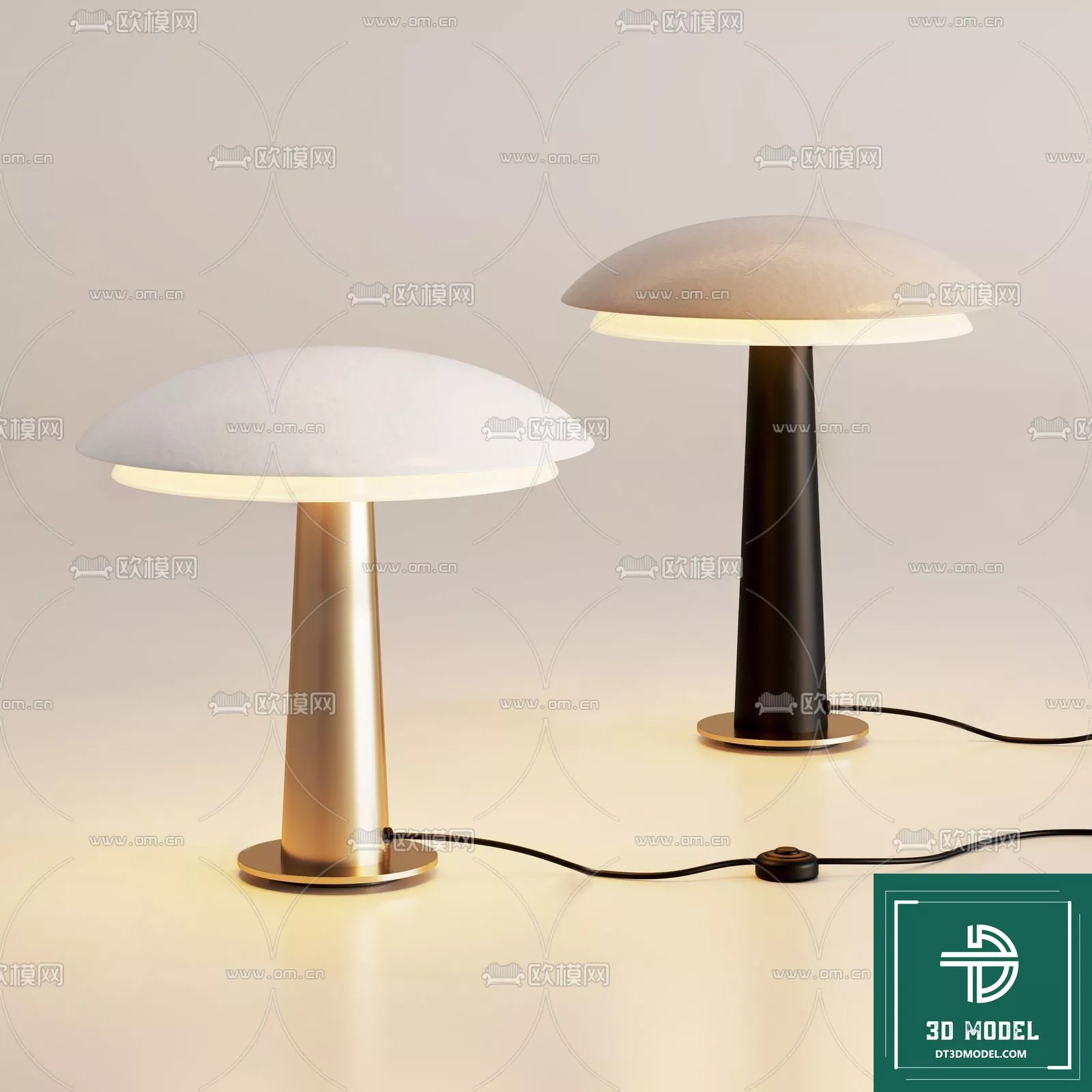 MODERN TABLE LAMP - SKETCHUP 3D MODEL - VRAY OR ENSCAPE - ID14571