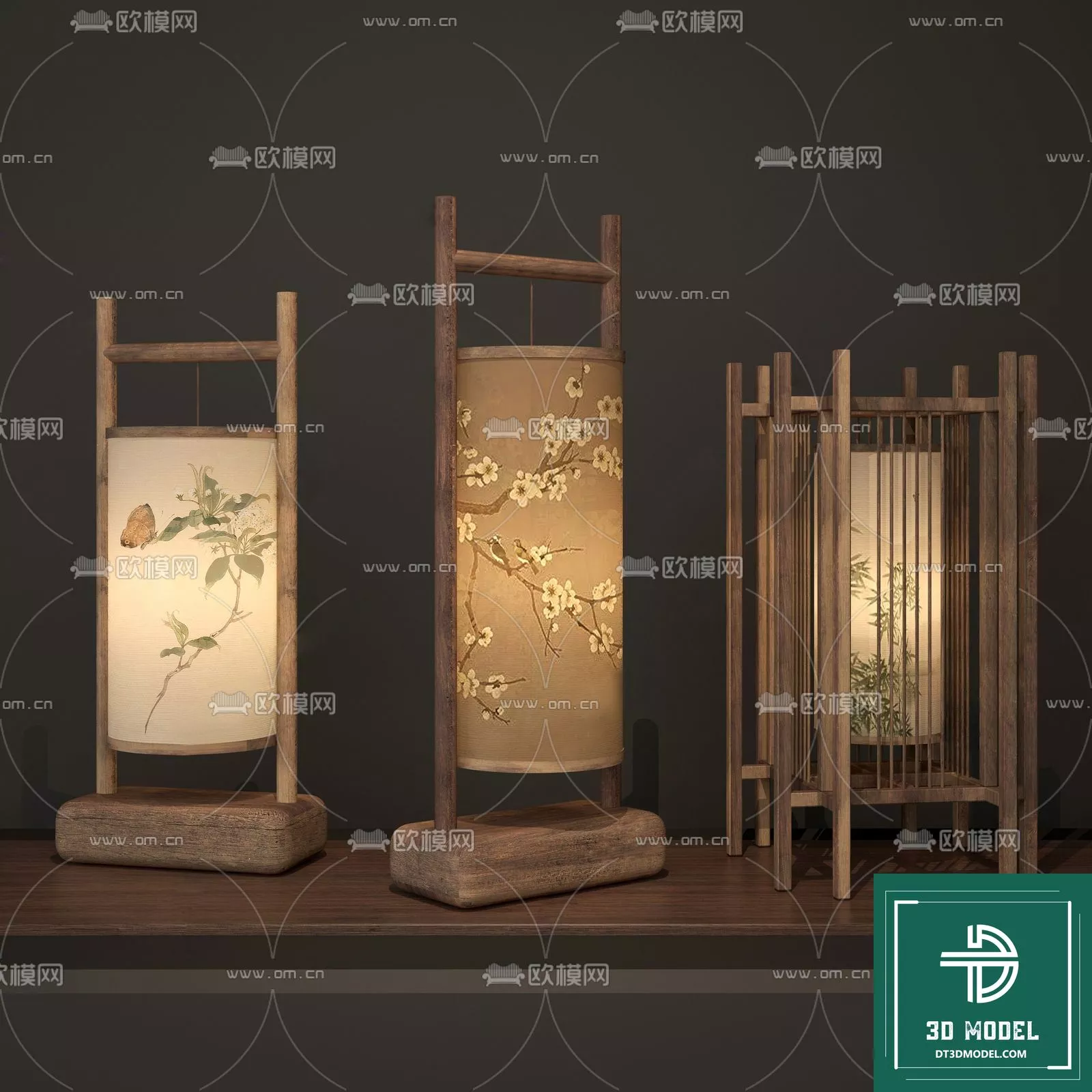 MODERN TABLE LAMP - SKETCHUP 3D MODEL - VRAY OR ENSCAPE - ID14581