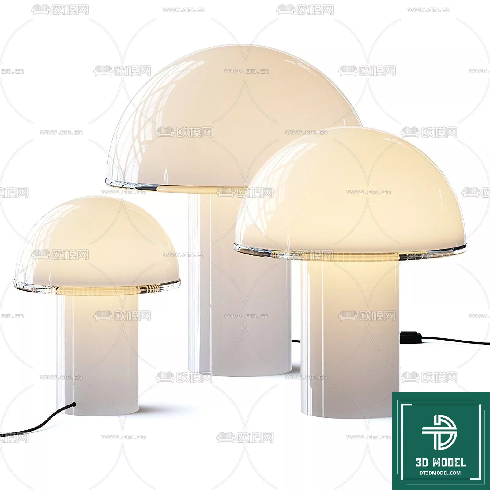 MODERN TABLE LAMP - SKETCHUP 3D MODEL - VRAY OR ENSCAPE - ID14584