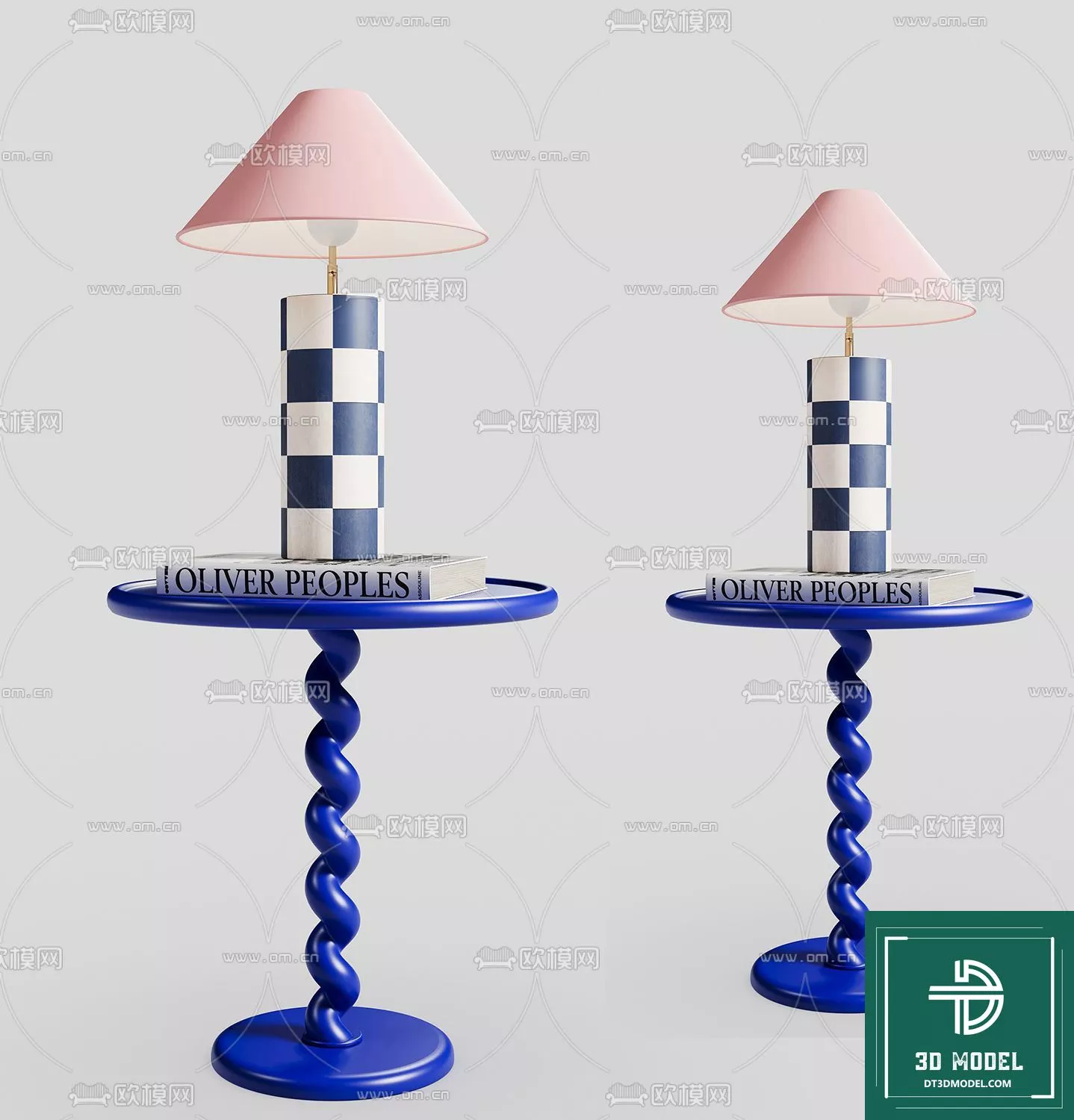 MODERN TABLE LAMP - SKETCHUP 3D MODEL - VRAY OR ENSCAPE - ID14596