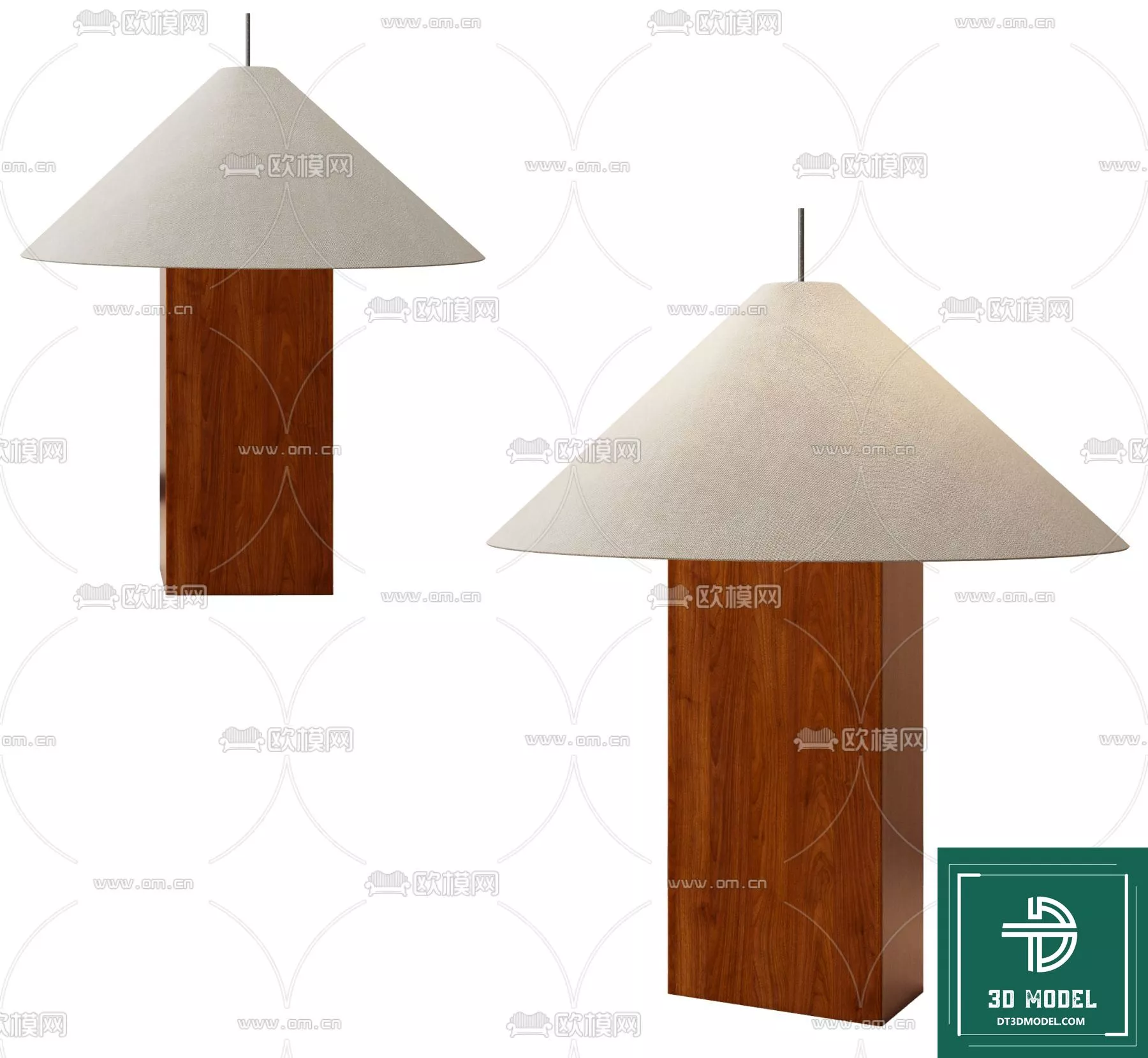 MODERN TABLE LAMP - SKETCHUP 3D MODEL - VRAY OR ENSCAPE - ID14607