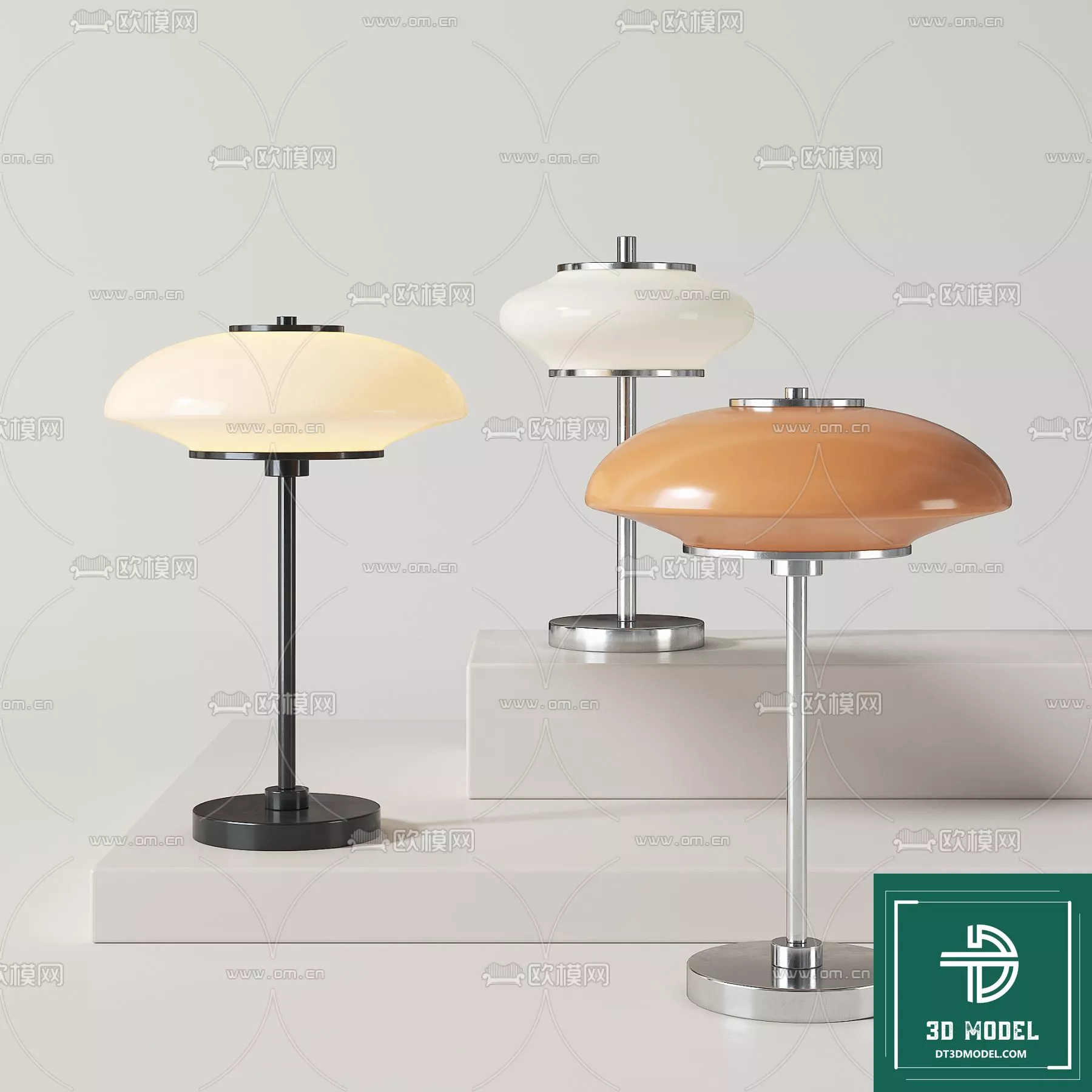 MODERN TABLE LAMP - SKETCHUP 3D MODEL - VRAY OR ENSCAPE - ID14611