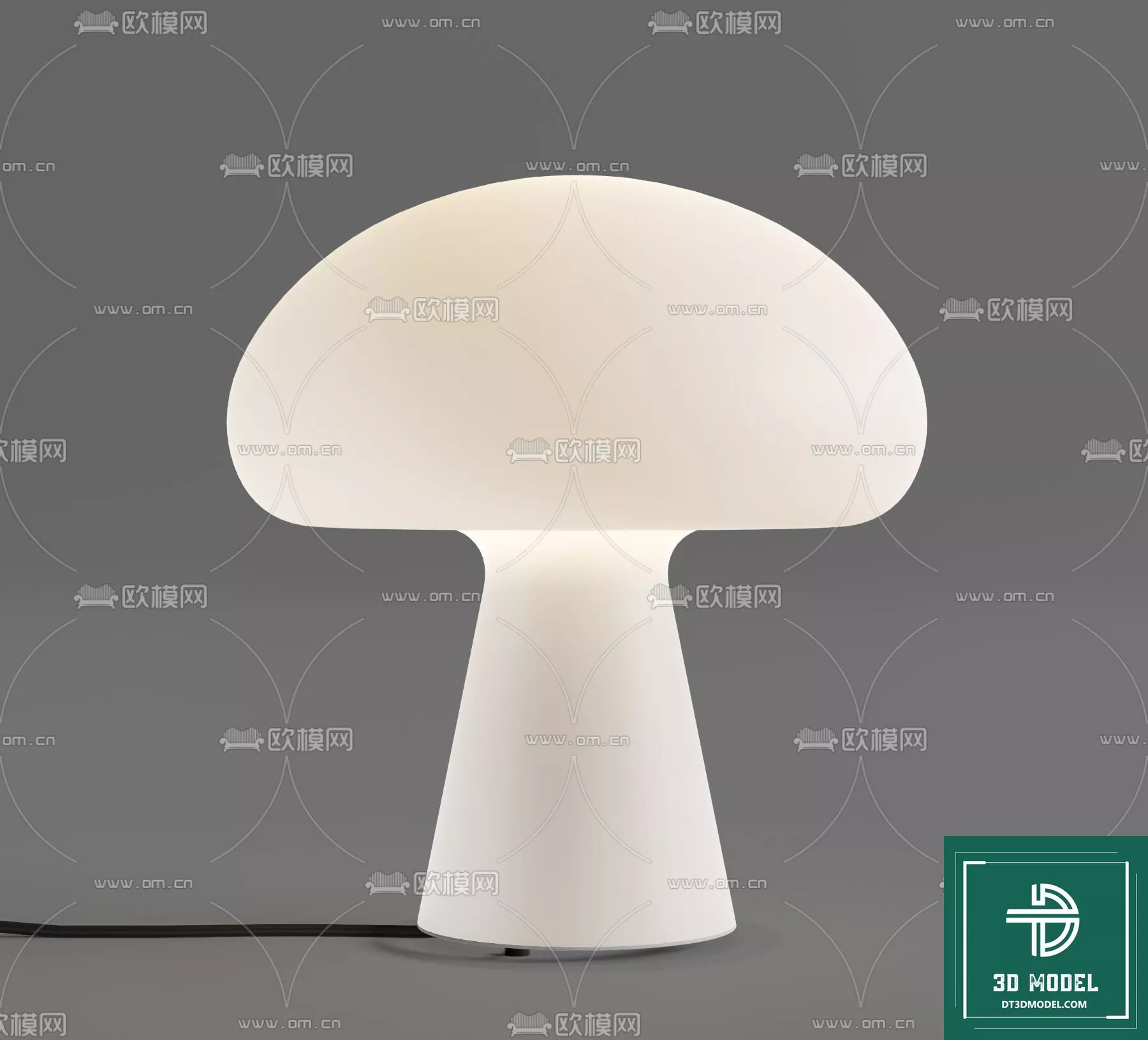 MODERN TABLE LAMP - SKETCHUP 3D MODEL - VRAY OR ENSCAPE - ID14617