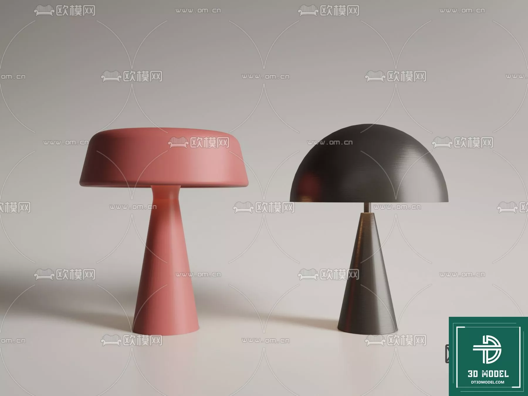 MODERN TABLE LAMP - SKETCHUP 3D MODEL - VRAY OR ENSCAPE - ID14644