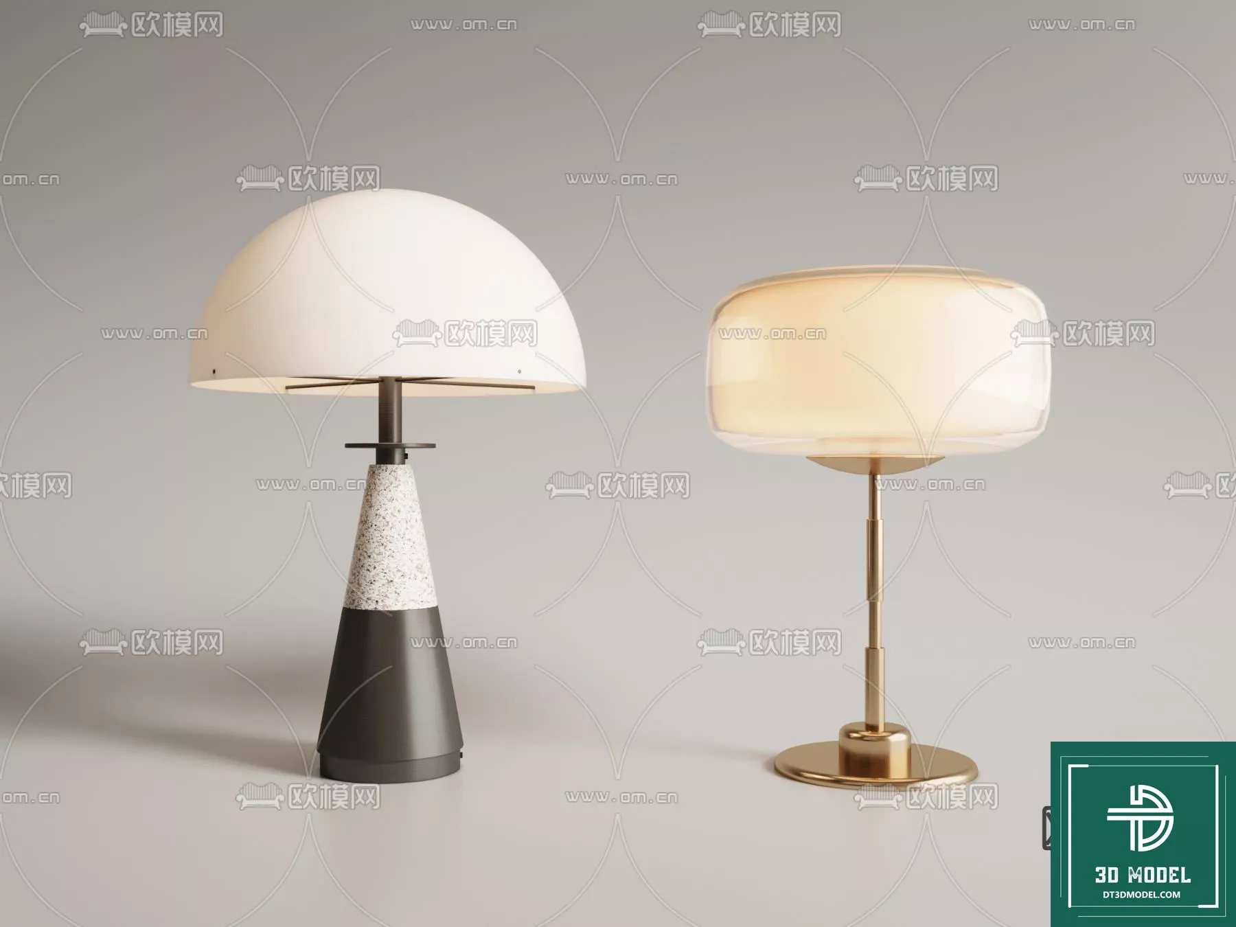 MODERN TABLE LAMP - SKETCHUP 3D MODEL - VRAY OR ENSCAPE - ID14645