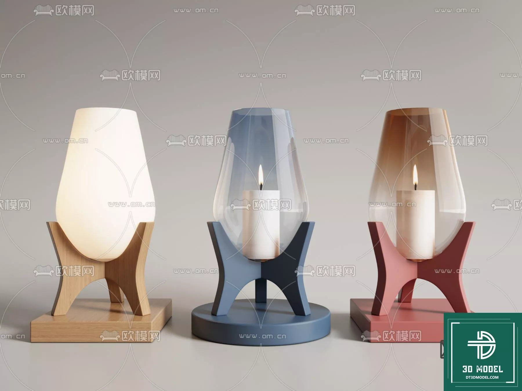 MODERN TABLE LAMP - SKETCHUP 3D MODEL - VRAY OR ENSCAPE - ID14646