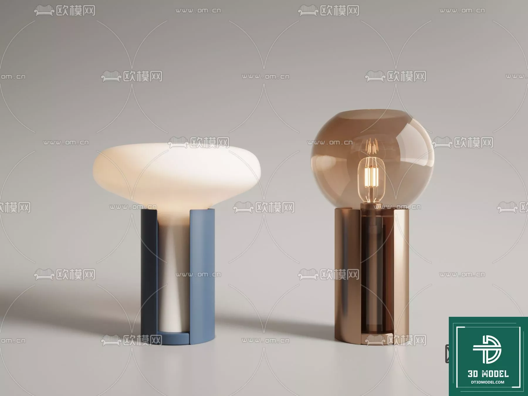 MODERN TABLE LAMP - SKETCHUP 3D MODEL - VRAY OR ENSCAPE - ID14647