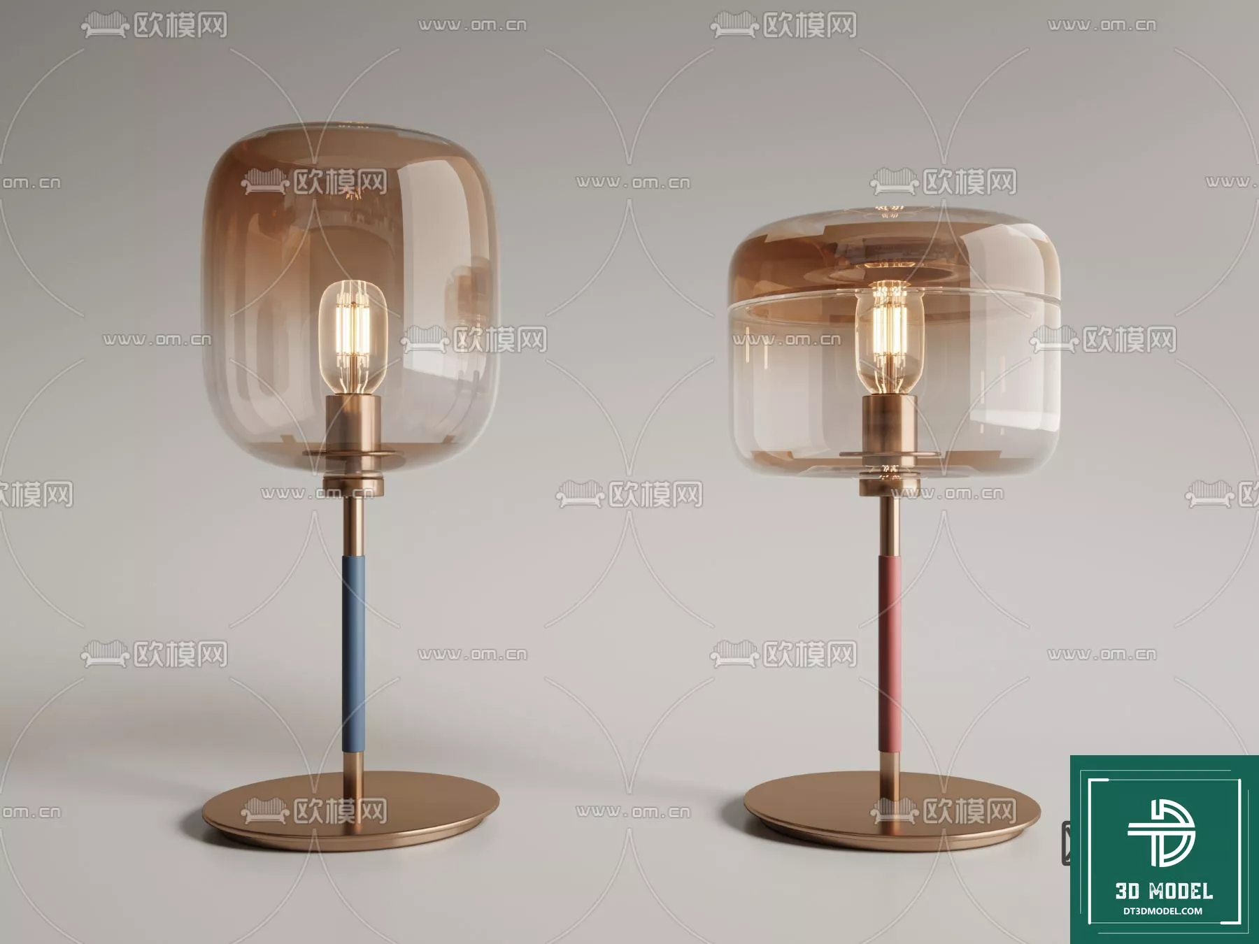 MODERN TABLE LAMP - SKETCHUP 3D MODEL - VRAY OR ENSCAPE - ID14648