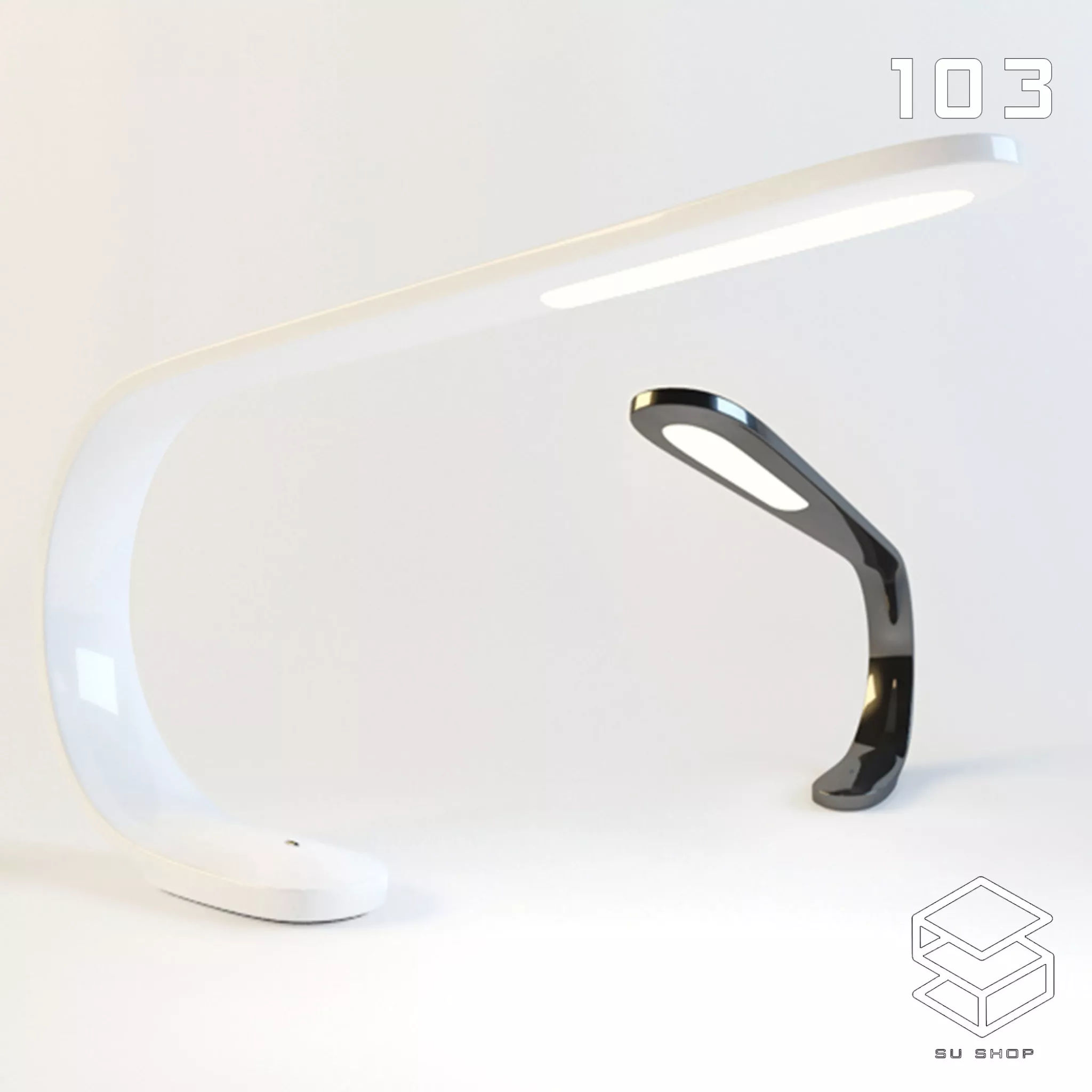 MODERN TABLE LAMP - SKETCHUP 3D MODEL - VRAY OR ENSCAPE - ID14668