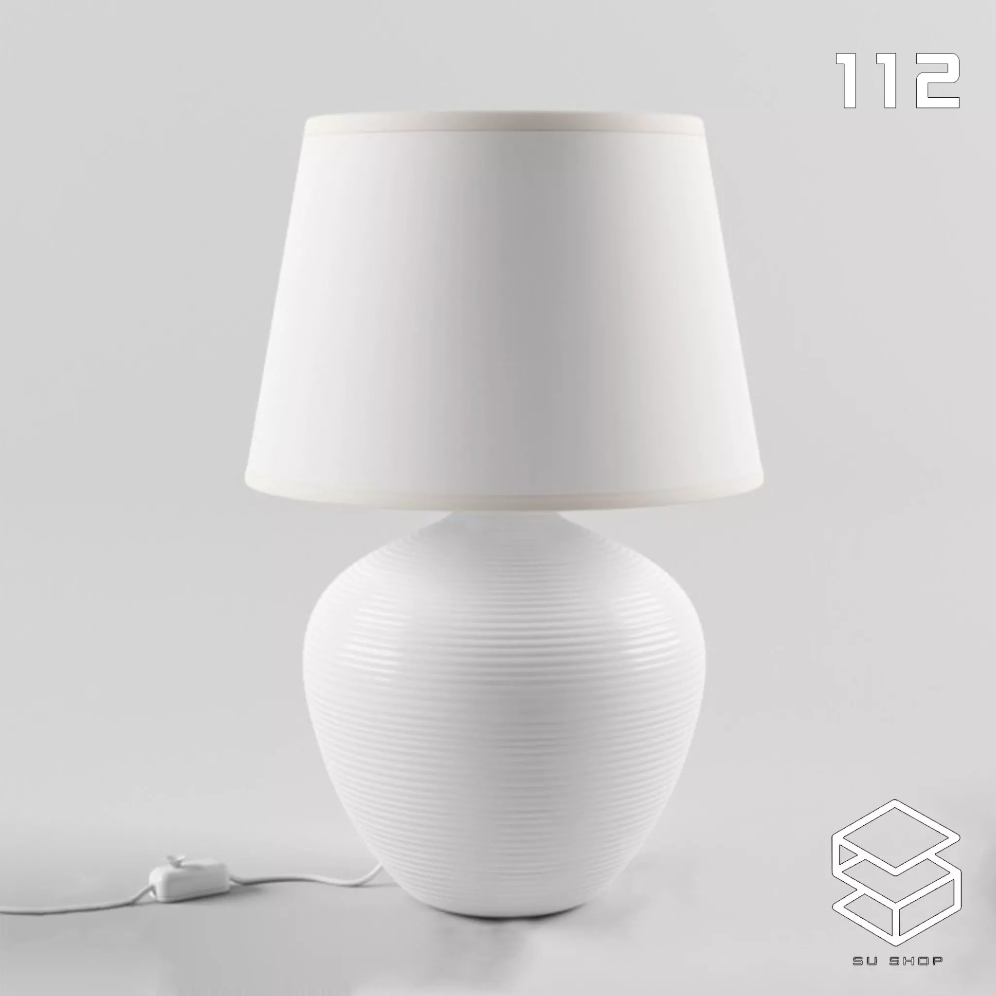 MODERN TABLE LAMP - SKETCHUP 3D MODEL - VRAY OR ENSCAPE - ID14678