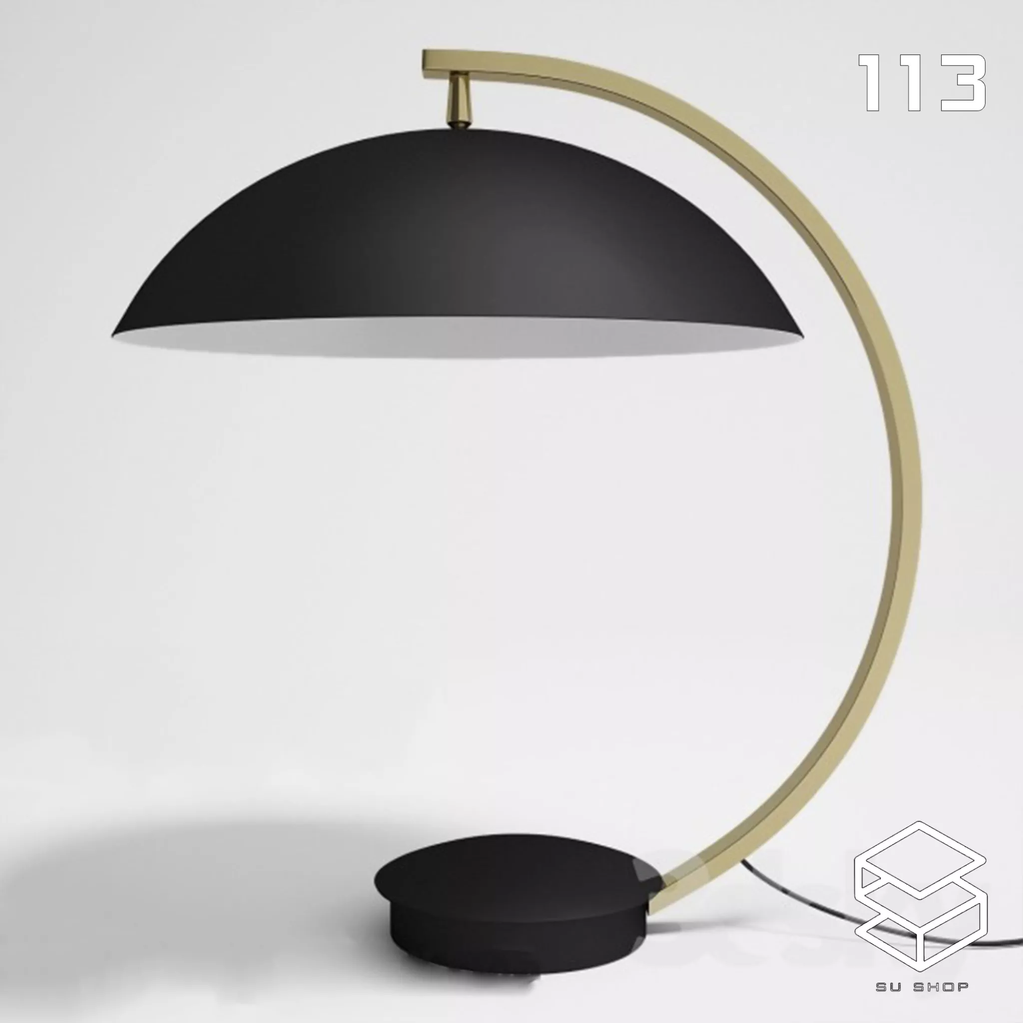 MODERN TABLE LAMP - SKETCHUP 3D MODEL - VRAY OR ENSCAPE - ID14679