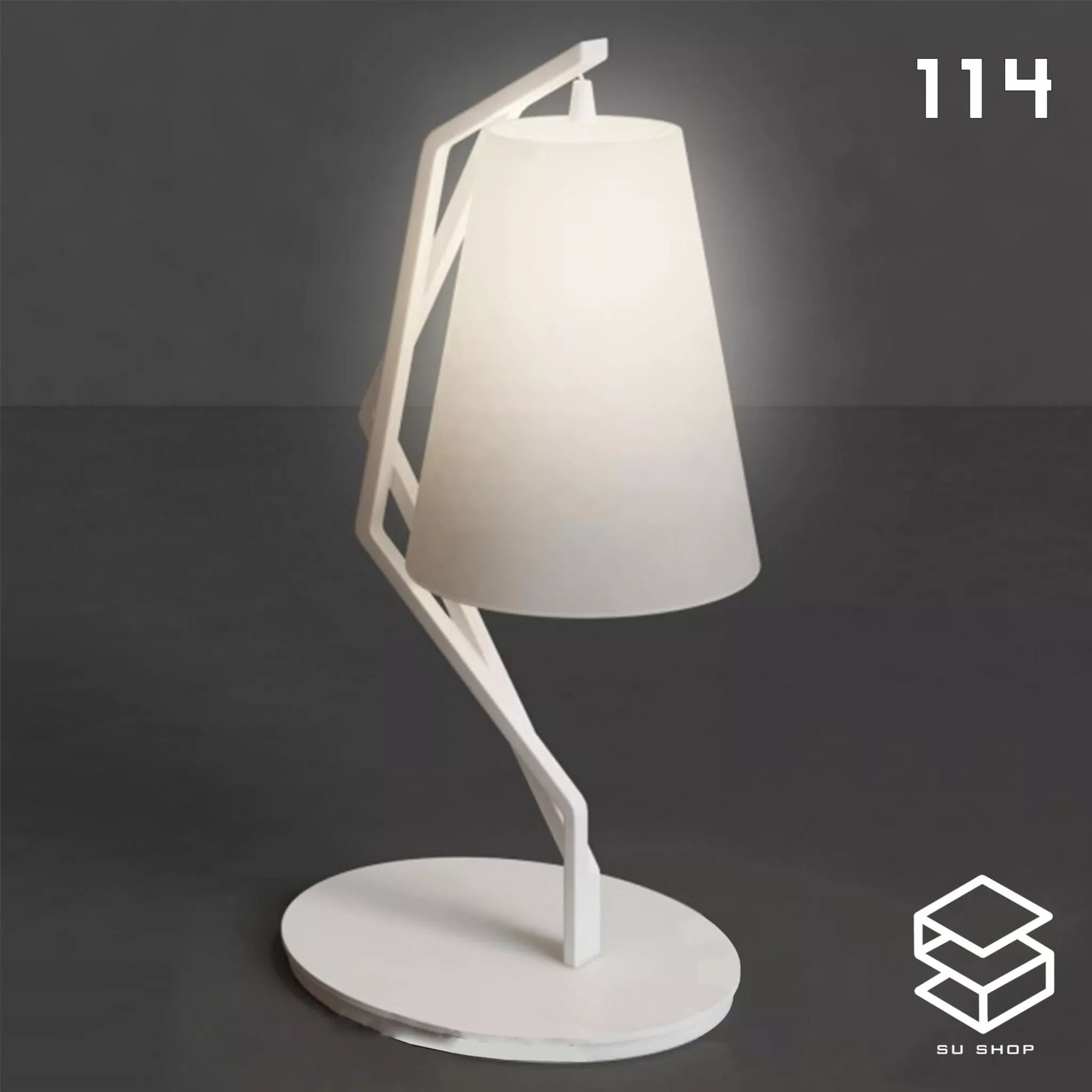 MODERN TABLE LAMP - SKETCHUP 3D MODEL - VRAY OR ENSCAPE - ID14680