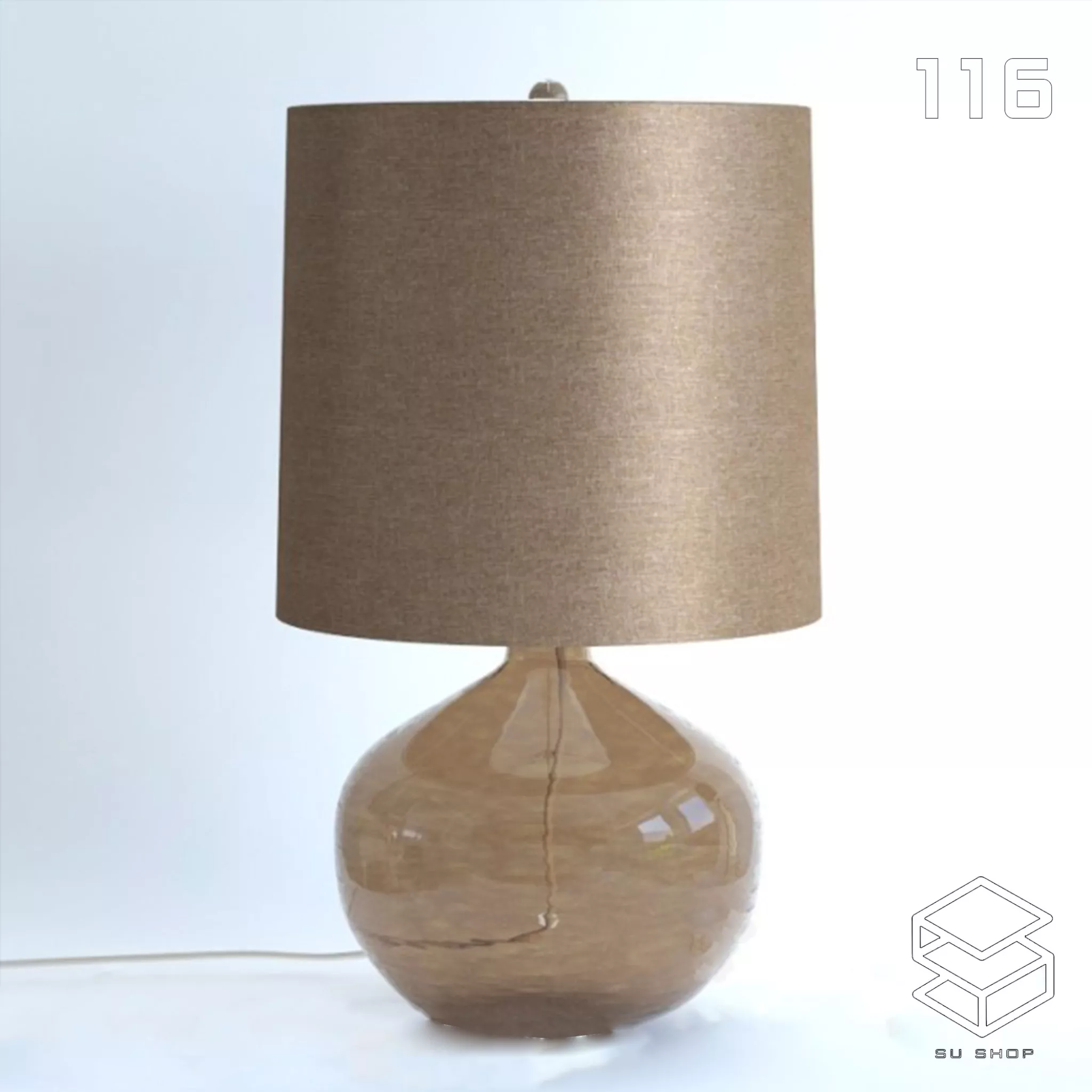 MODERN TABLE LAMP - SKETCHUP 3D MODEL - VRAY OR ENSCAPE - ID14682