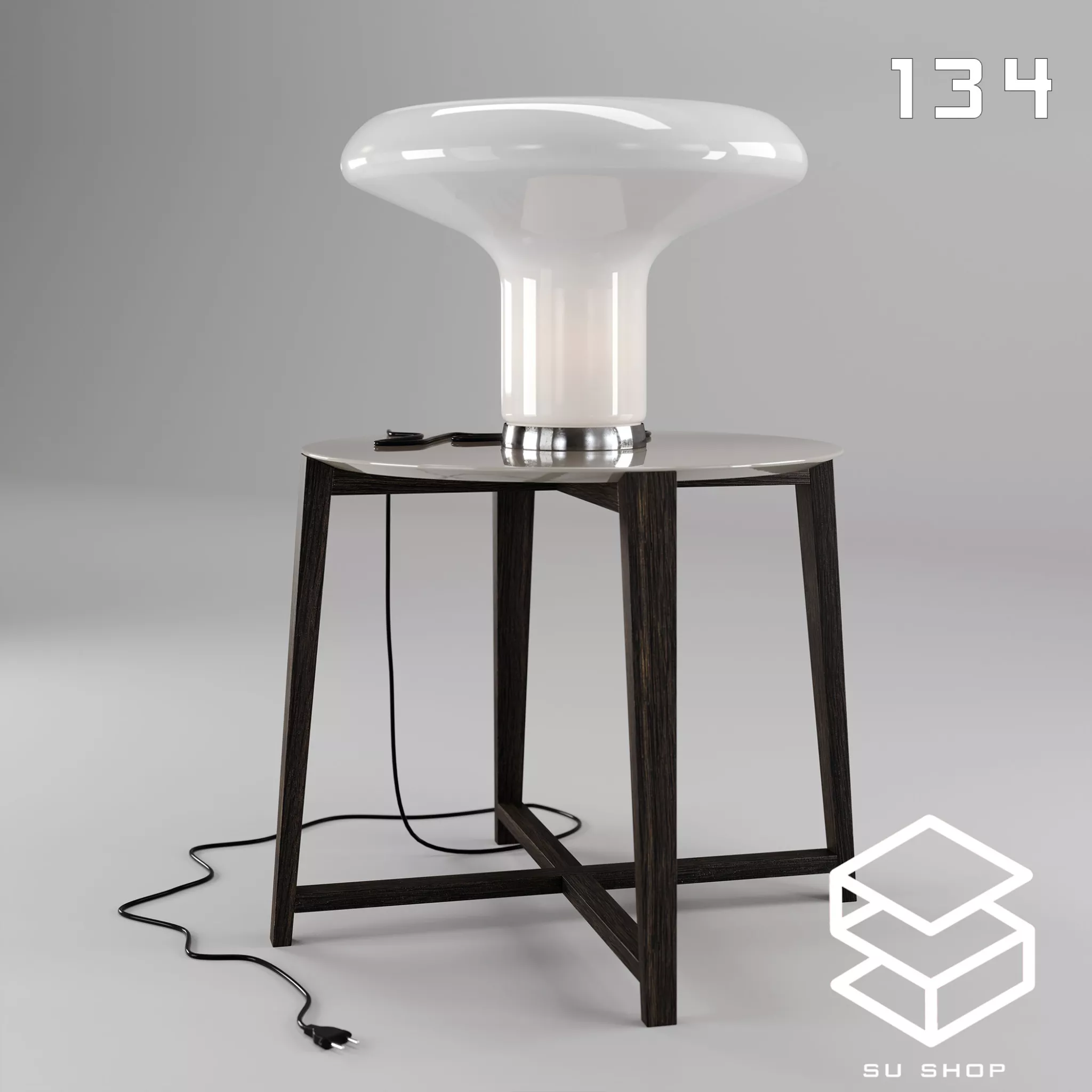MODERN TABLE LAMP - SKETCHUP 3D MODEL - VRAY OR ENSCAPE - ID14702
