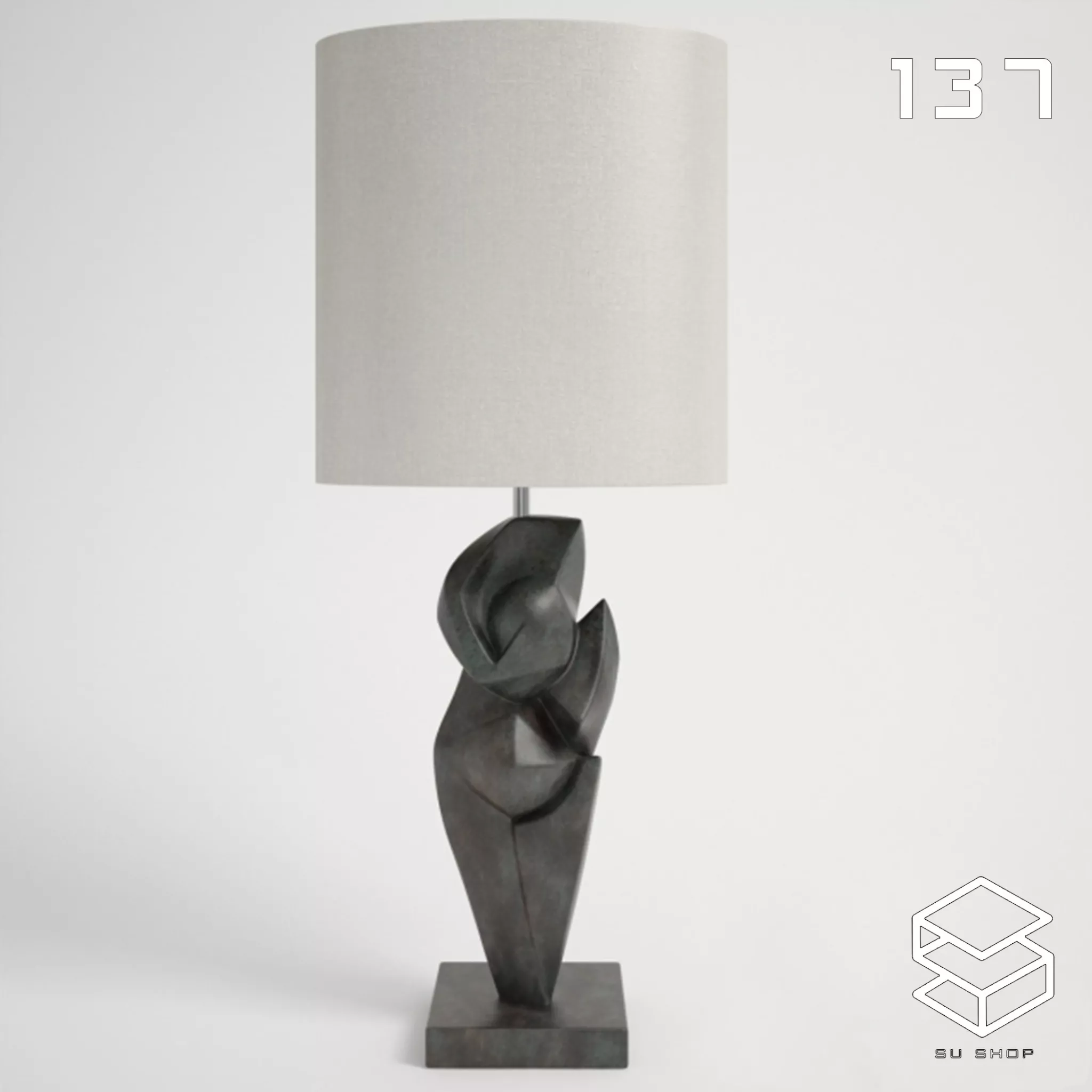 MODERN TABLE LAMP - SKETCHUP 3D MODEL - VRAY OR ENSCAPE - ID14705