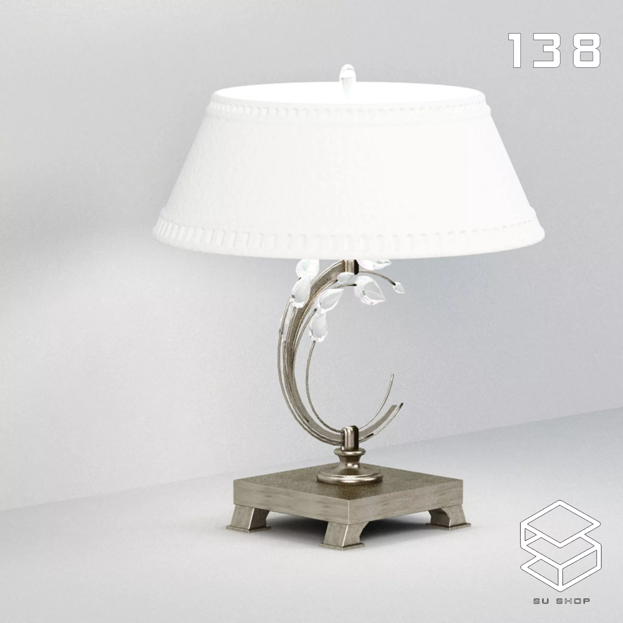 MODERN TABLE LAMP - SKETCHUP 3D MODEL - VRAY OR ENSCAPE - ID14706