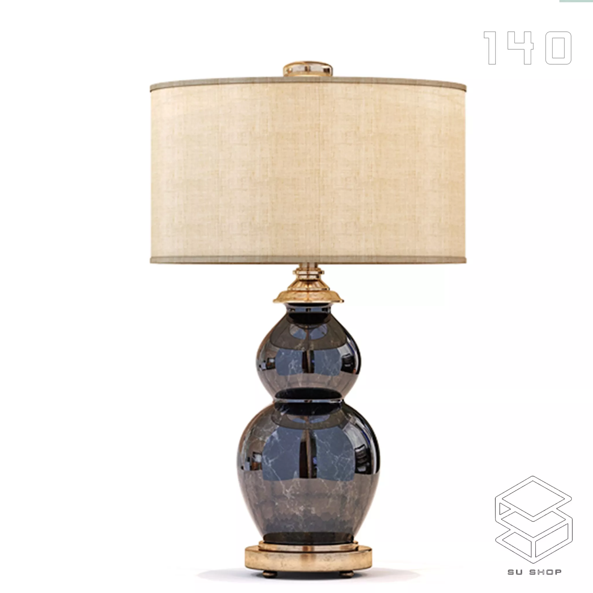 MODERN TABLE LAMP - SKETCHUP 3D MODEL - VRAY OR ENSCAPE - ID14709