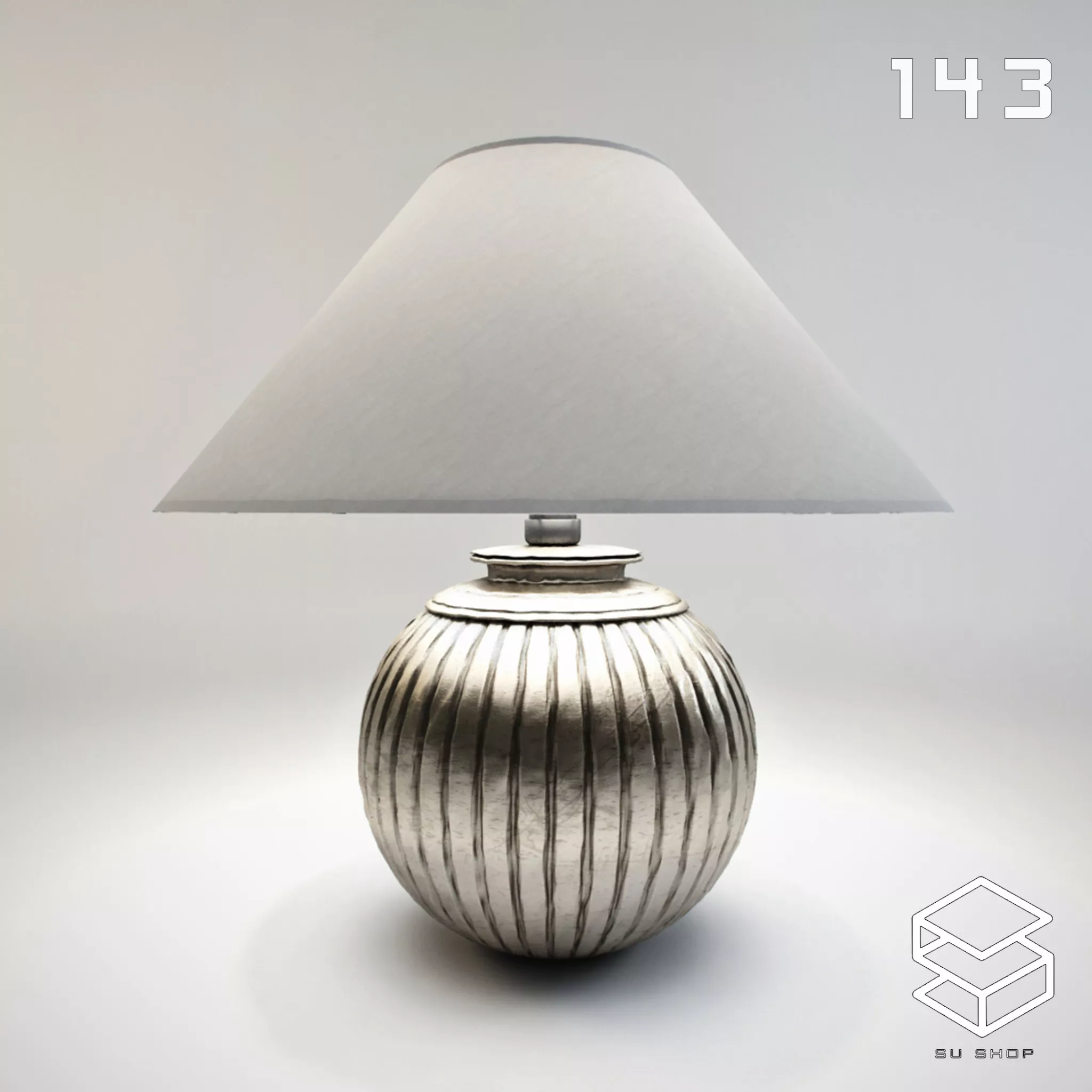 MODERN TABLE LAMP - SKETCHUP 3D MODEL - VRAY OR ENSCAPE - ID14712