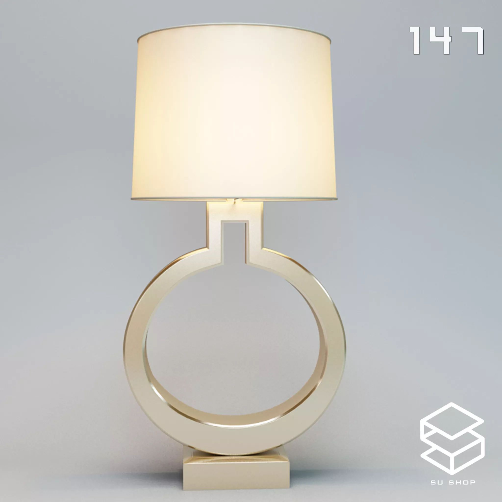 MODERN TABLE LAMP - SKETCHUP 3D MODEL - VRAY OR ENSCAPE - ID14716