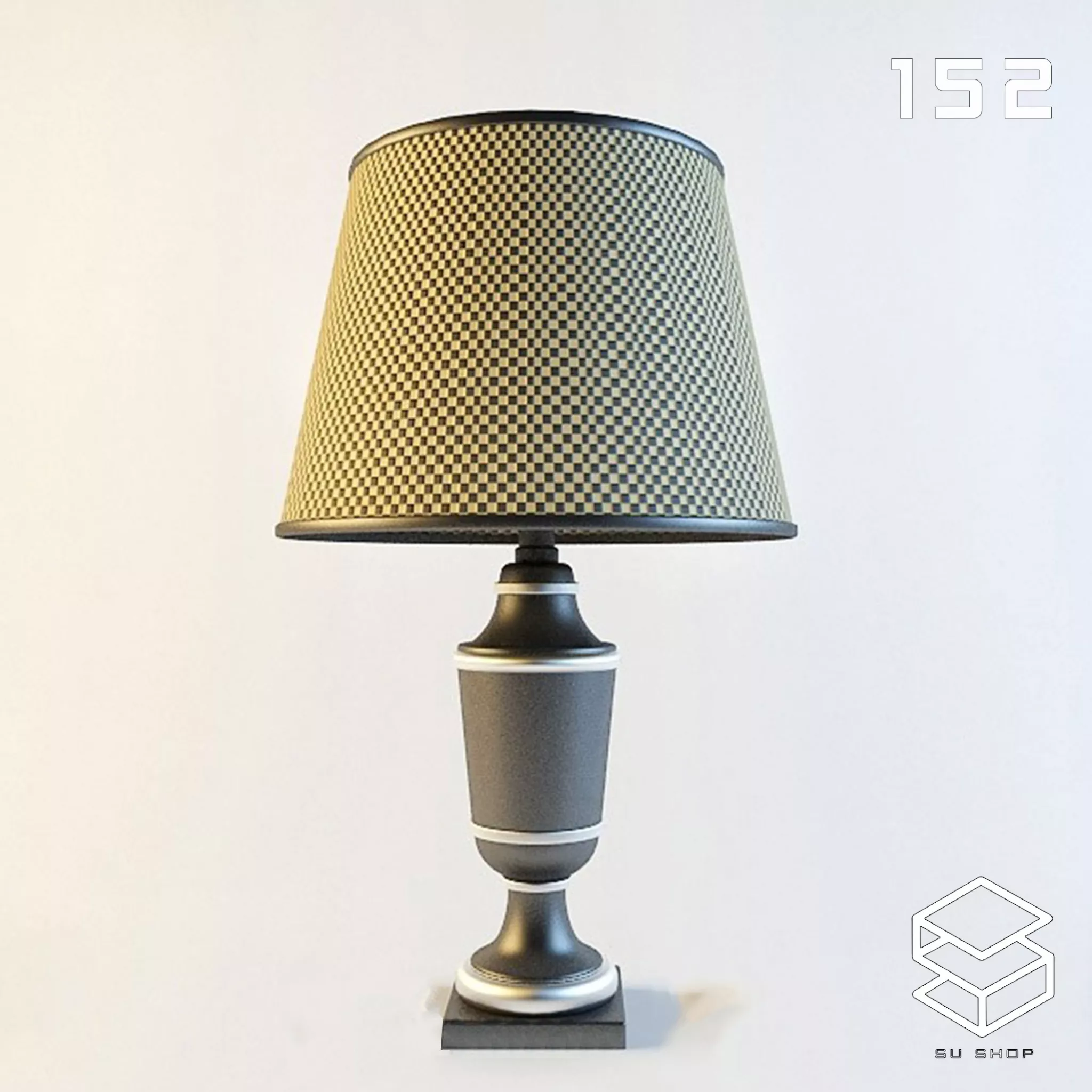 MODERN TABLE LAMP - SKETCHUP 3D MODEL - VRAY OR ENSCAPE - ID14722