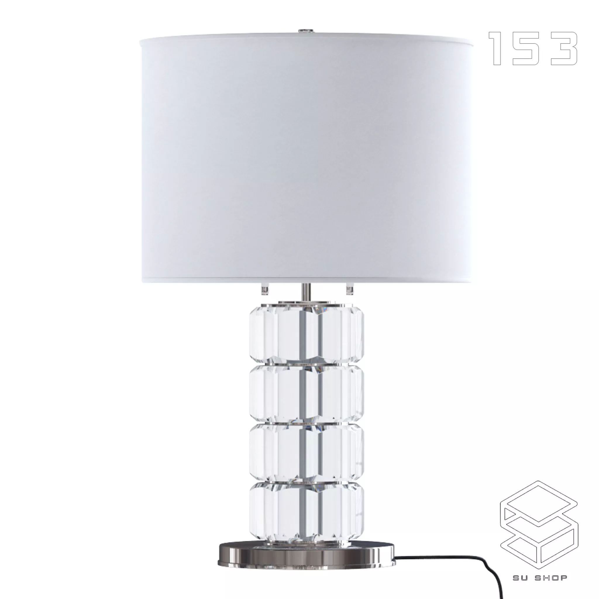 MODERN TABLE LAMP - SKETCHUP 3D MODEL - VRAY OR ENSCAPE - ID14723