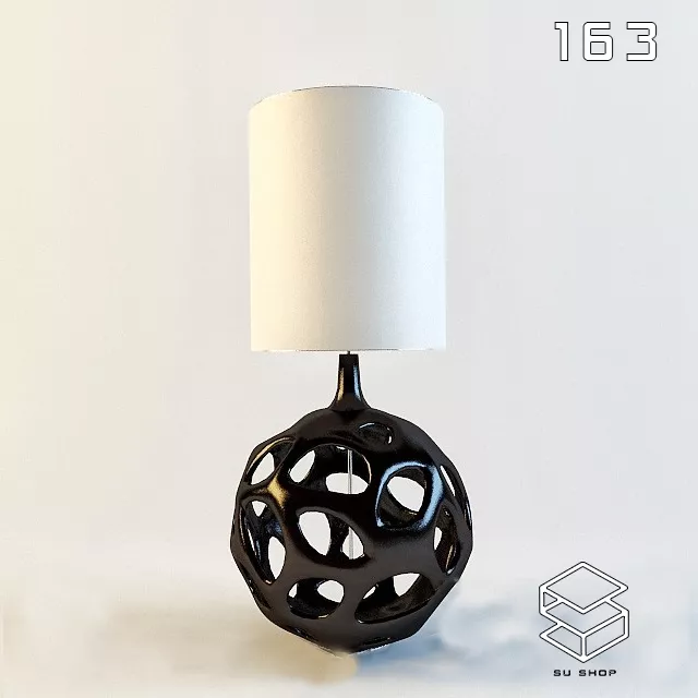 MODERN TABLE LAMP - SKETCHUP 3D MODEL - VRAY OR ENSCAPE - ID14734