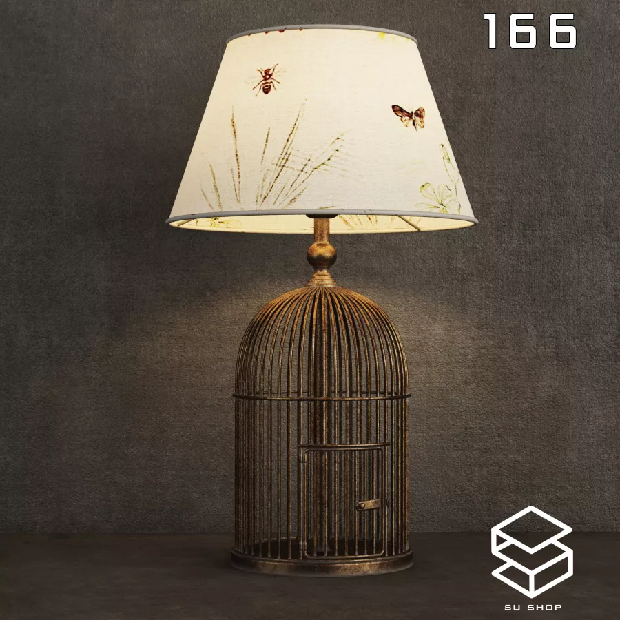 MODERN TABLE LAMP - SKETCHUP 3D MODEL - VRAY OR ENSCAPE - ID14737