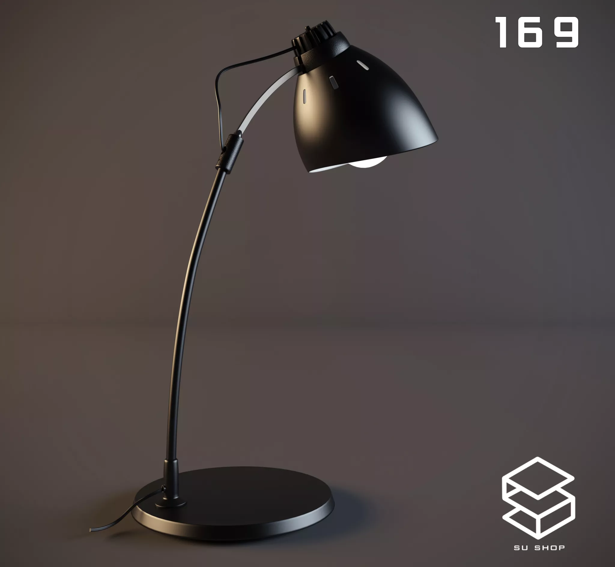 MODERN TABLE LAMP - SKETCHUP 3D MODEL - VRAY OR ENSCAPE - ID14740