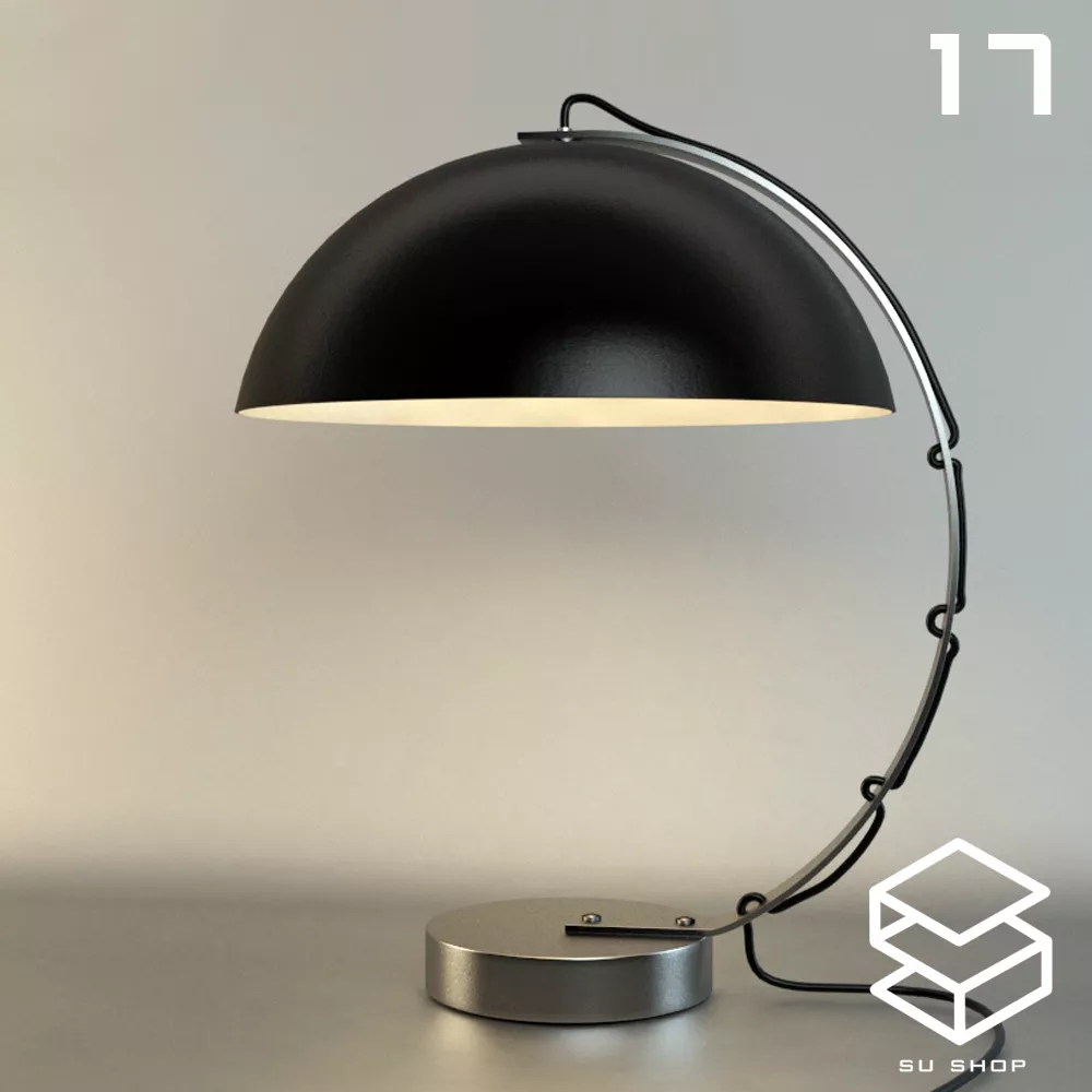 MODERN TABLE LAMP - SKETCHUP 3D MODEL - VRAY OR ENSCAPE - ID14741