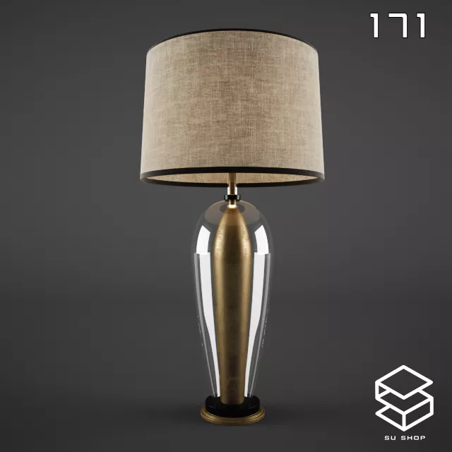 MODERN TABLE LAMP - SKETCHUP 3D MODEL - VRAY OR ENSCAPE - ID14743