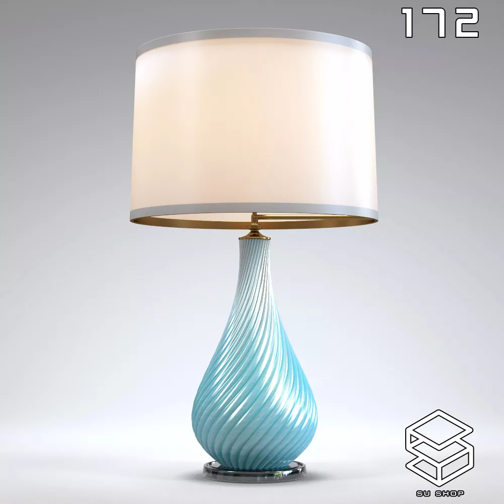 MODERN TABLE LAMP - SKETCHUP 3D MODEL - VRAY OR ENSCAPE - ID14744