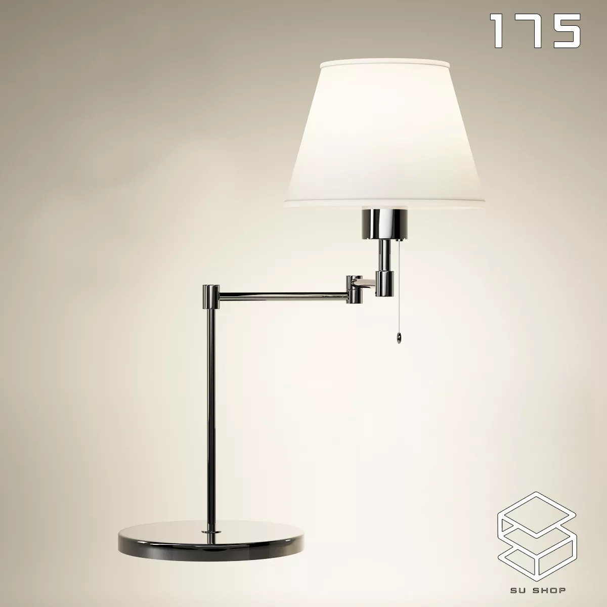 MODERN TABLE LAMP - SKETCHUP 3D MODEL - VRAY OR ENSCAPE - ID14747